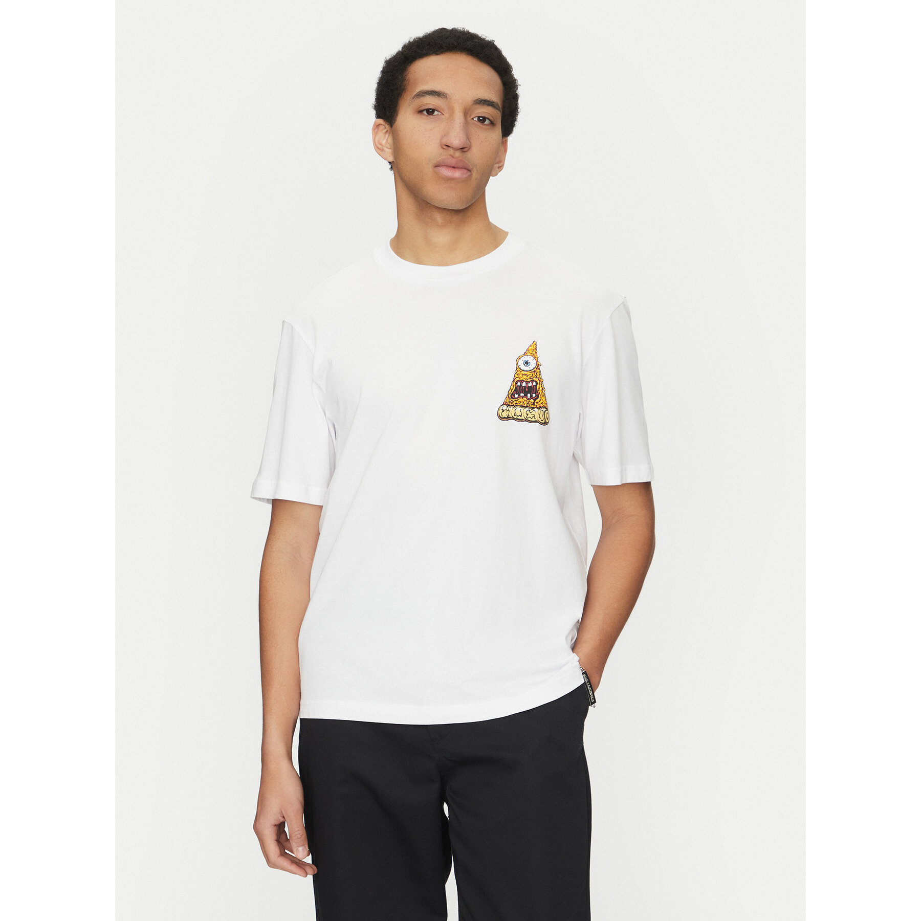 HUGO Póló Nizzerio 50533390 Fehér Regular Fit