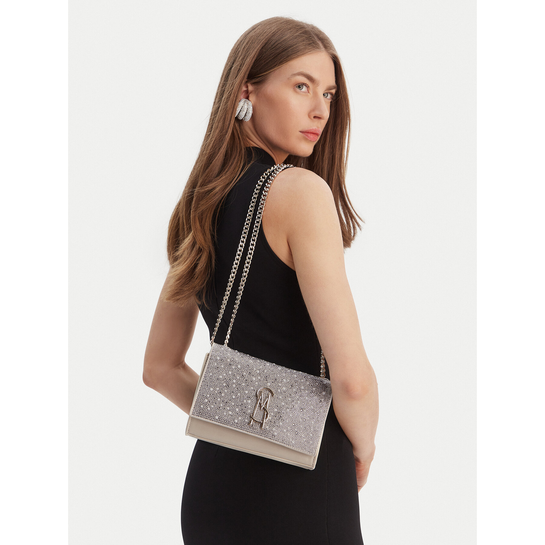 Дамска чанта Steve Madden Bramonem 13002295 Златист