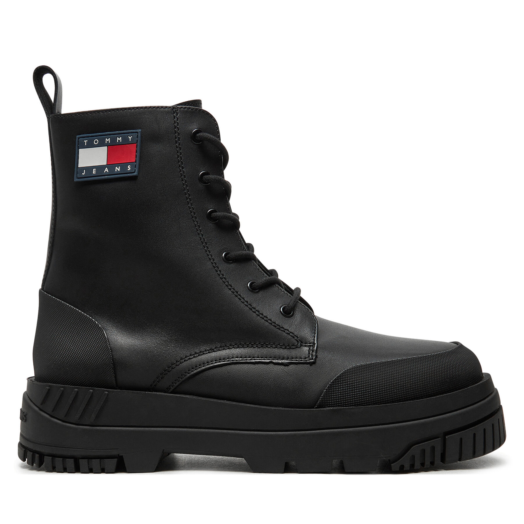 Herren Schnürschuhe Tommy Jeans, Schuhgröße 44, Schwarz, EM0EM01511