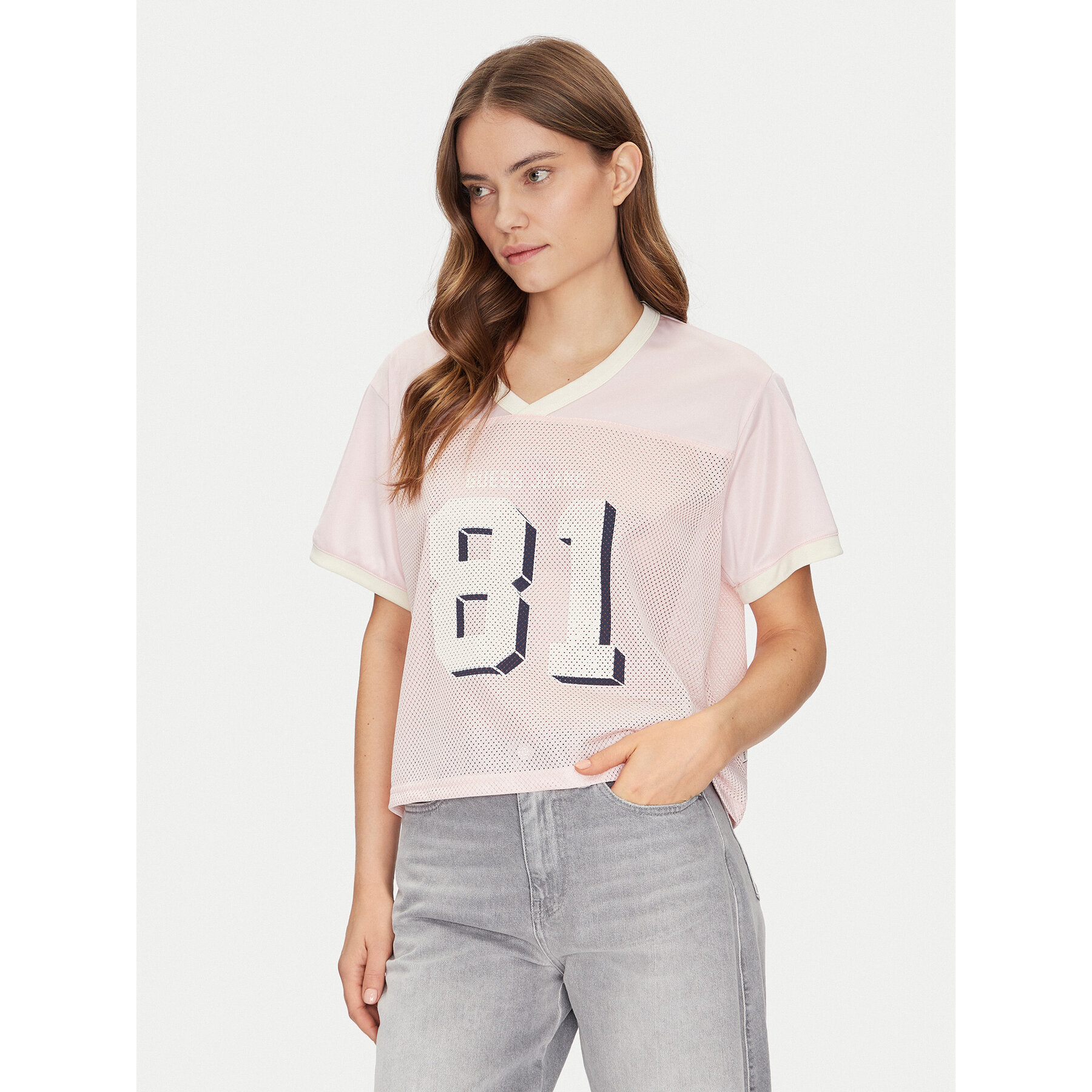 Guess Jeans Póló W5GI59 KCTE2 Bézs Regular Fit