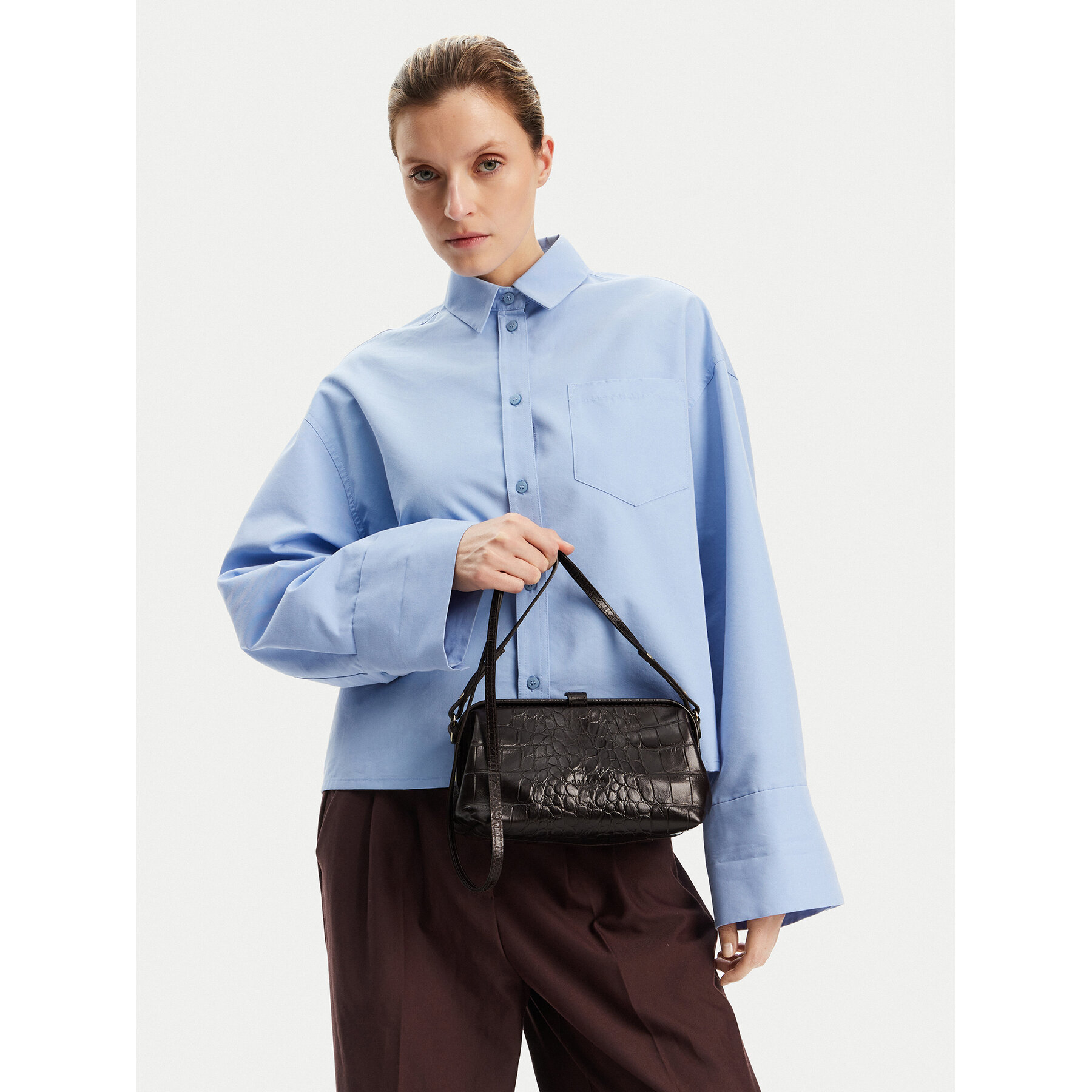 Дамска чанта Balagan Rofe M Кафяв