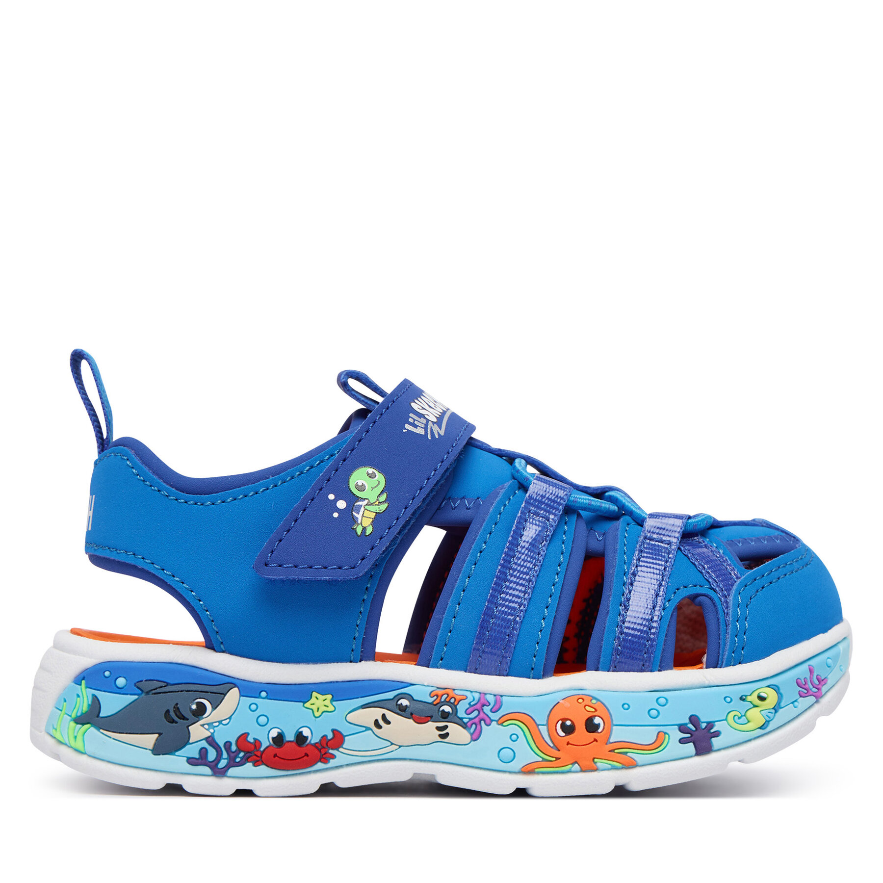 Sandále Skechers Infants' Play Scene Splash 407041N/LTBL Modrá
