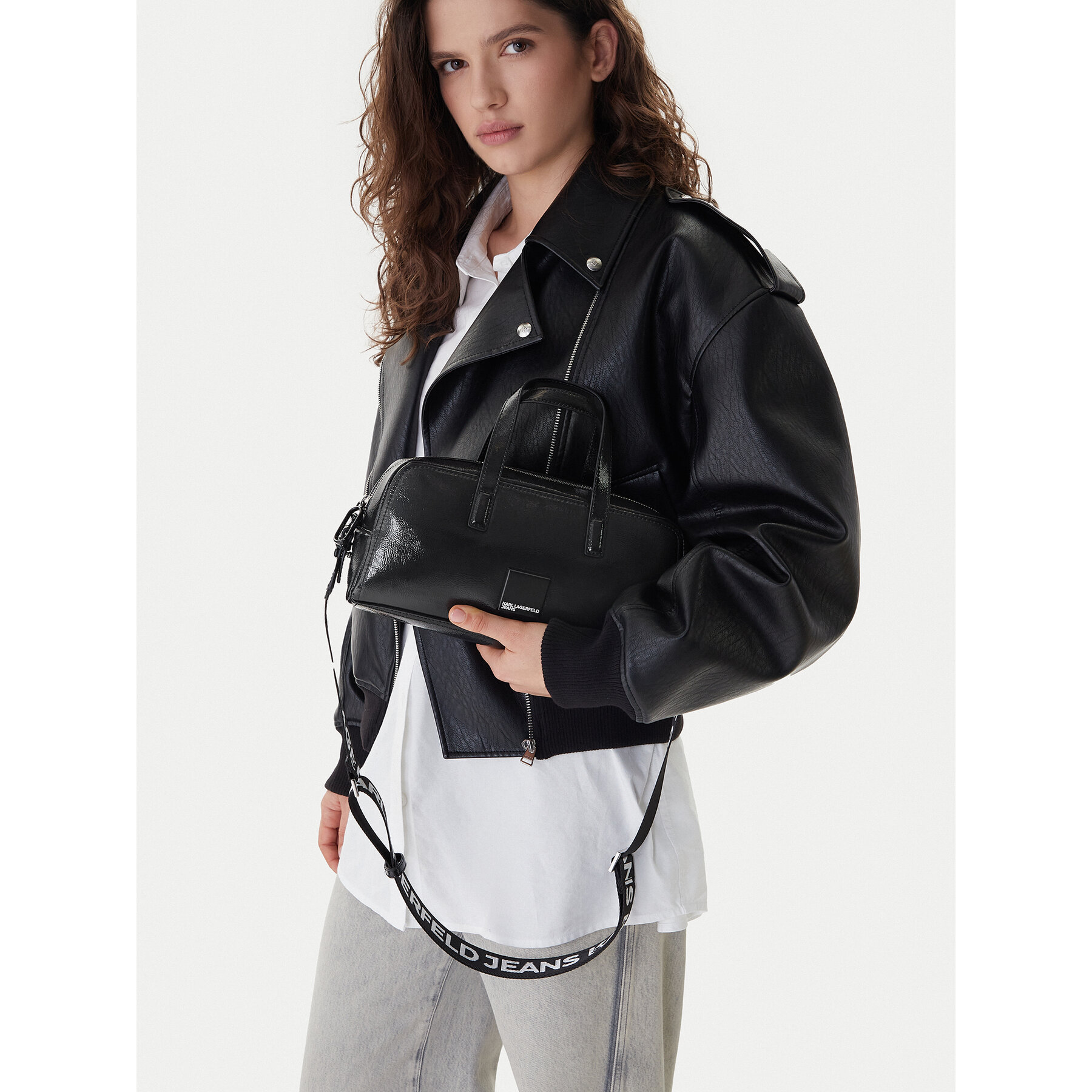 Дамска чанта Karl Lagerfeld Jeans B1W30144 Черен