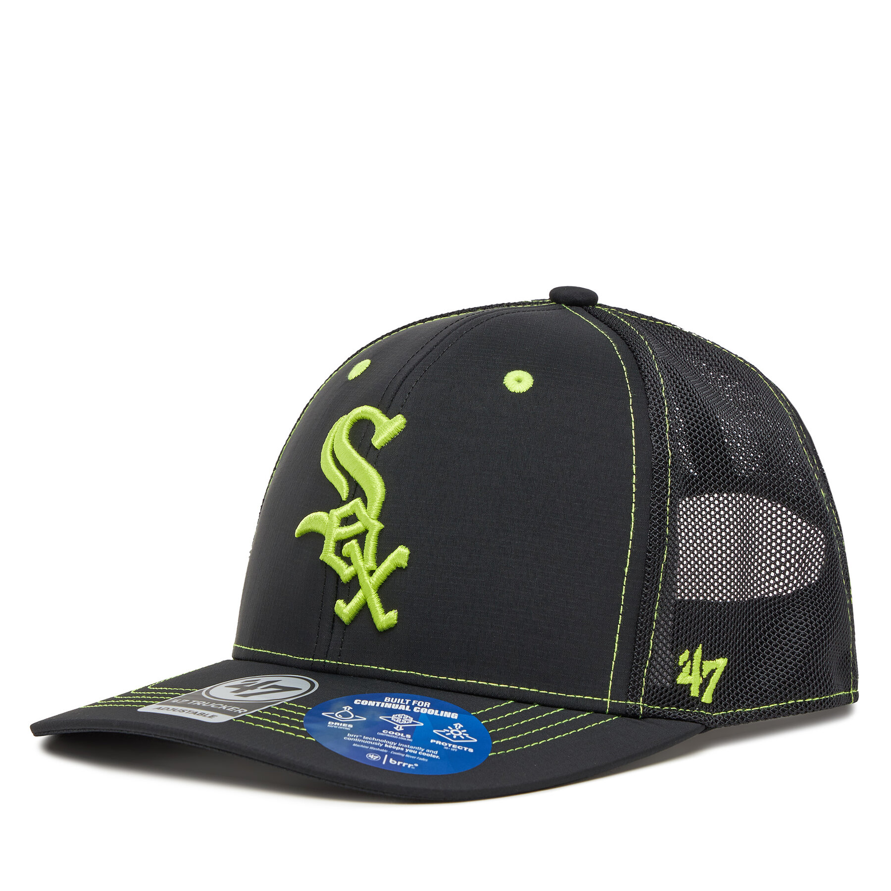 Шапка с козирка 47 Brand MLB Chicago White Sox XRAY ’47 TRUCKER B-XRAYD06BBP Черен