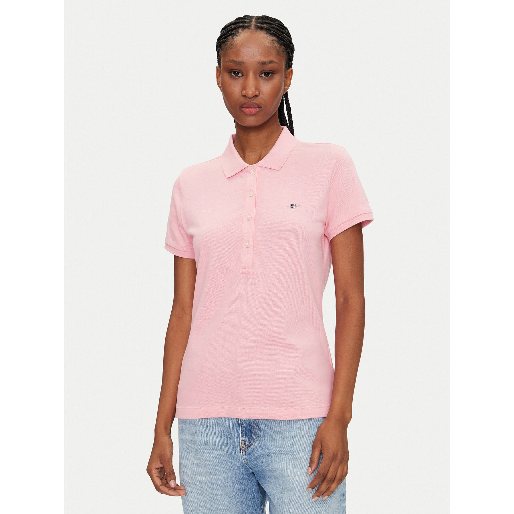 Gant Polo Sheild 4200870 Rosa Slim Fit