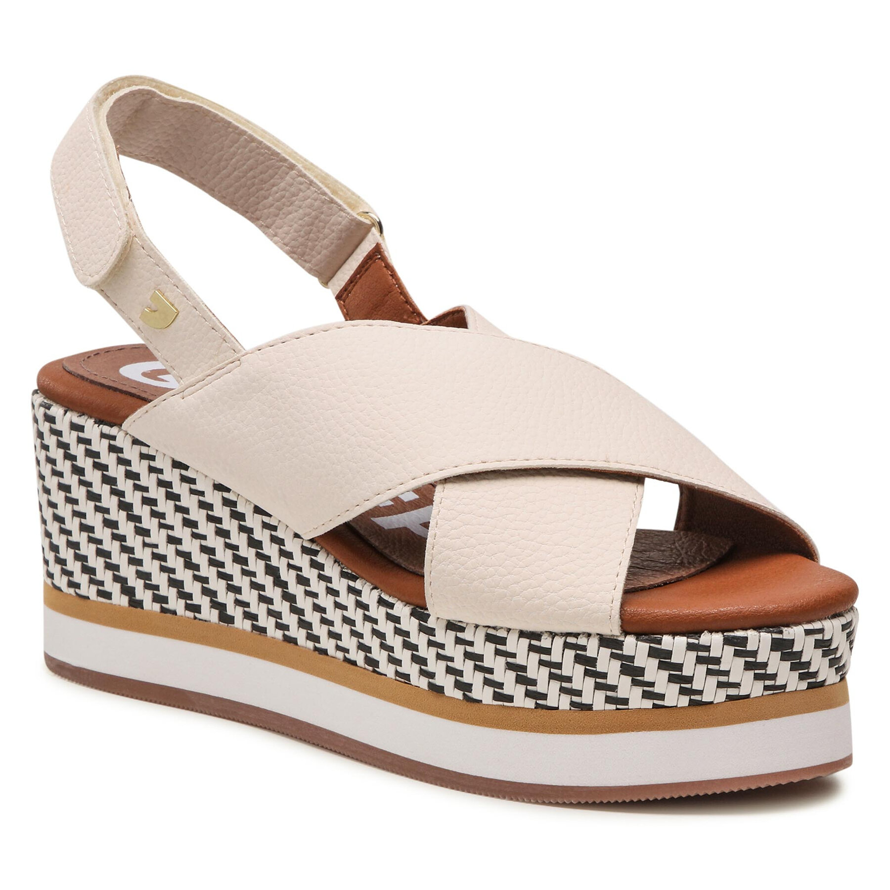 Sandale Gioseppo Ampere 65982 Off-White epantofi.ro imagine noua