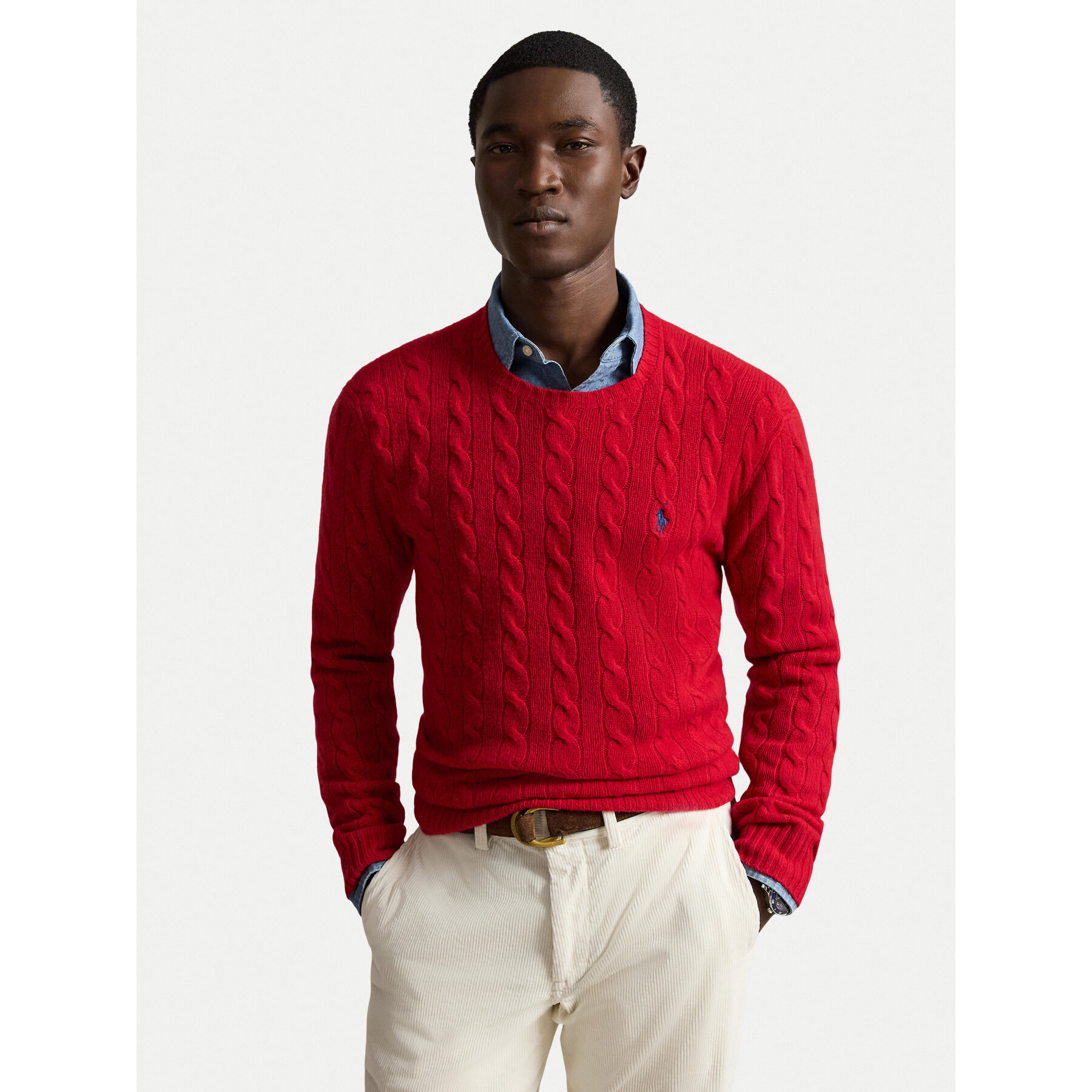 Polo Ralph Lauren Pullover 710876762006 Rot Regular Fit