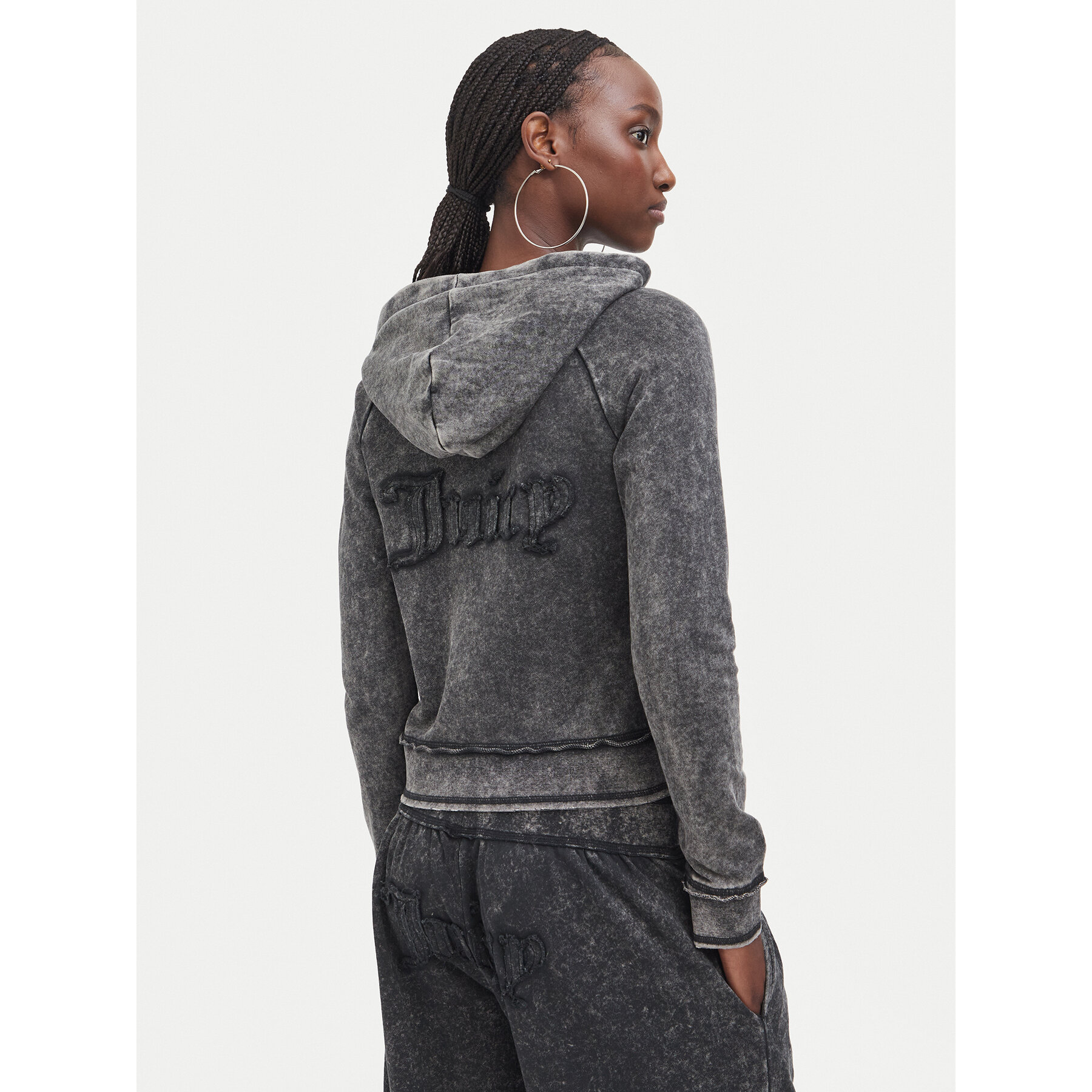 Juicy Couture Sweatshirt JCWAS226320 Schwarz Regular Fit