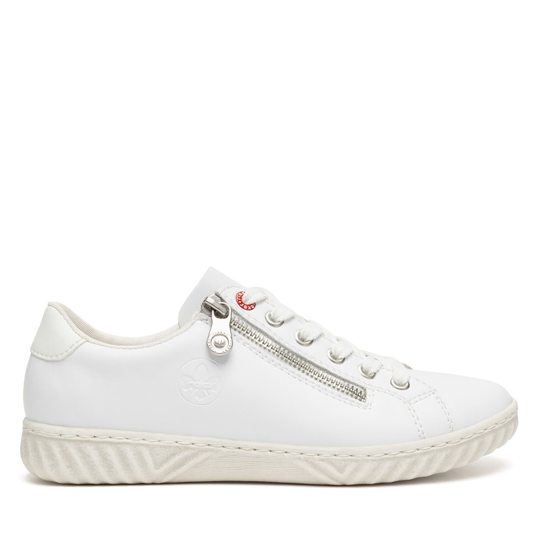 Poltopánky Rieker N0900-81 Biela
