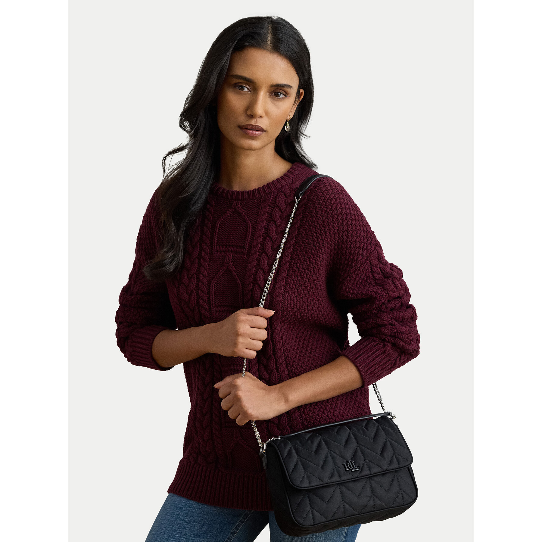 Дамска чанта LAUREN RALPH LAUREN 431P04319003 Черен