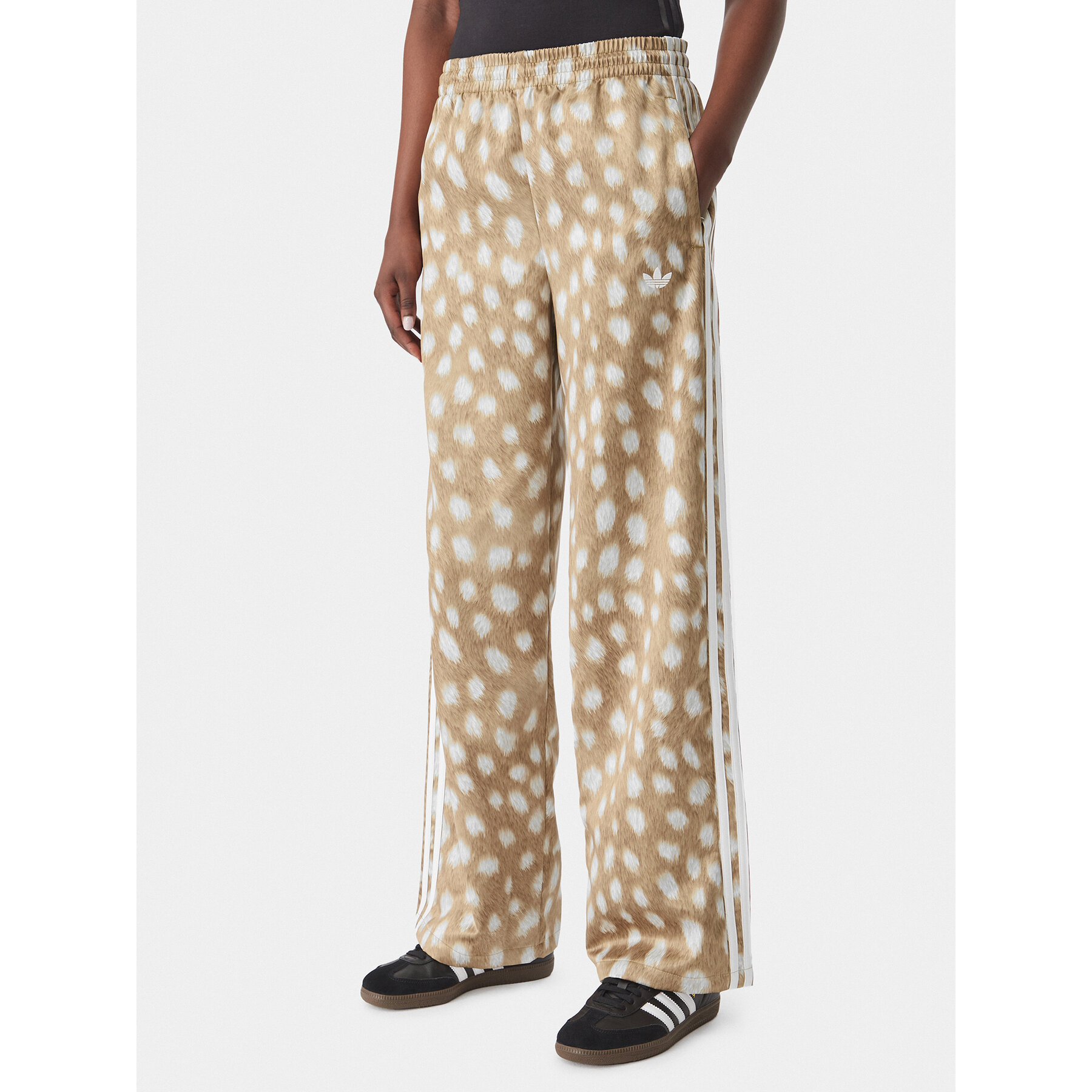 adidas Jogginghose Firebird KT2144 Hellbraun Wide Leg