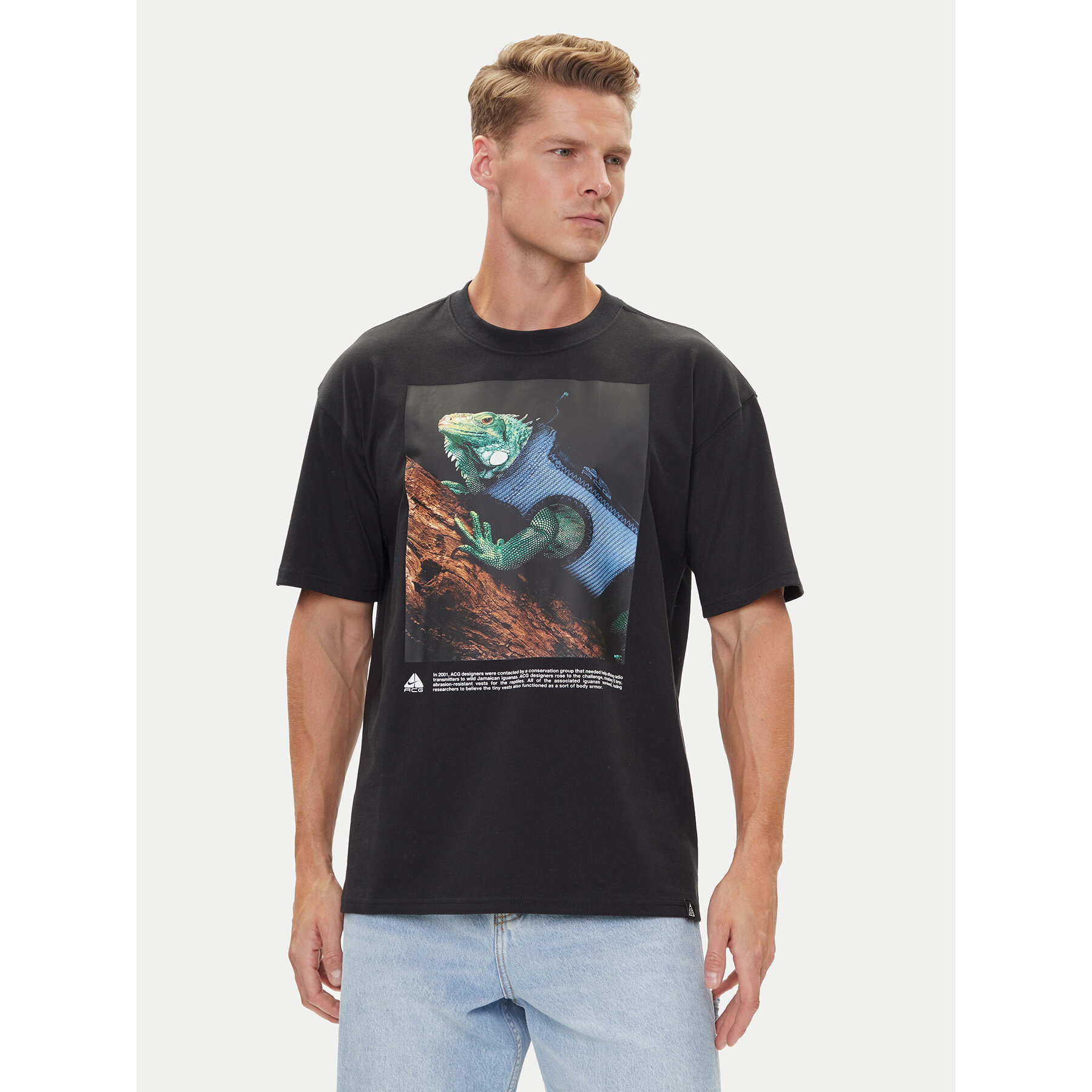 Nike T-Shirt Acg HJ0889 Schwarz Regular Fit