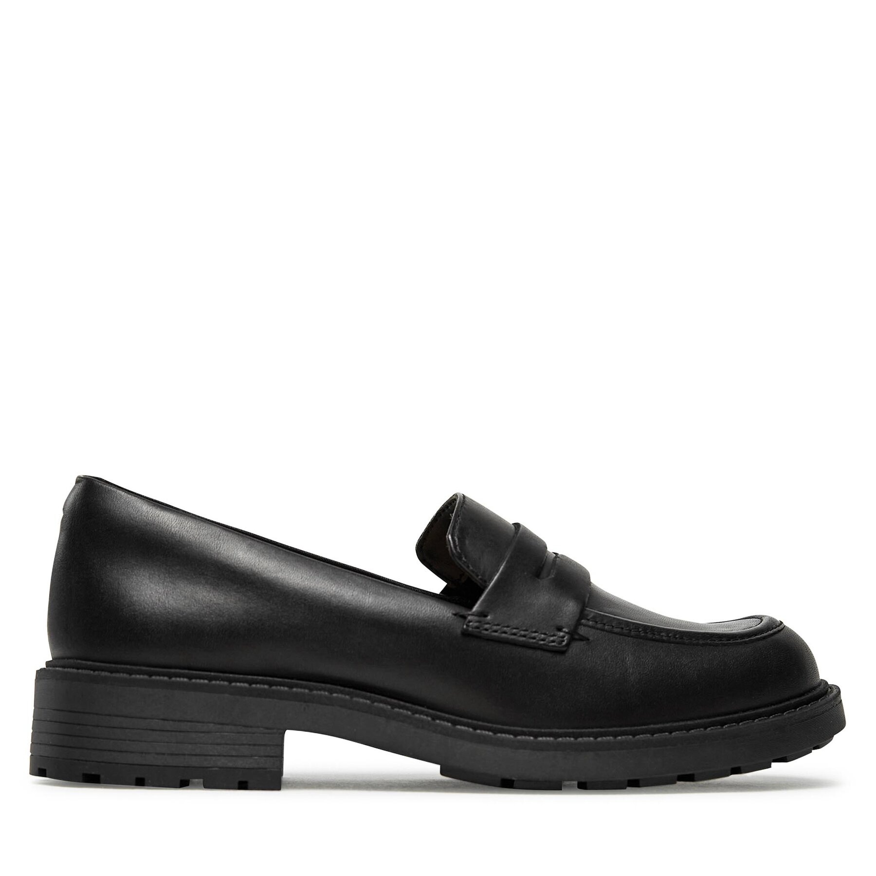 Damskie Lordsy Clarks, Rozmiar 36 Czarny Orinoco 2 Penny 261747864