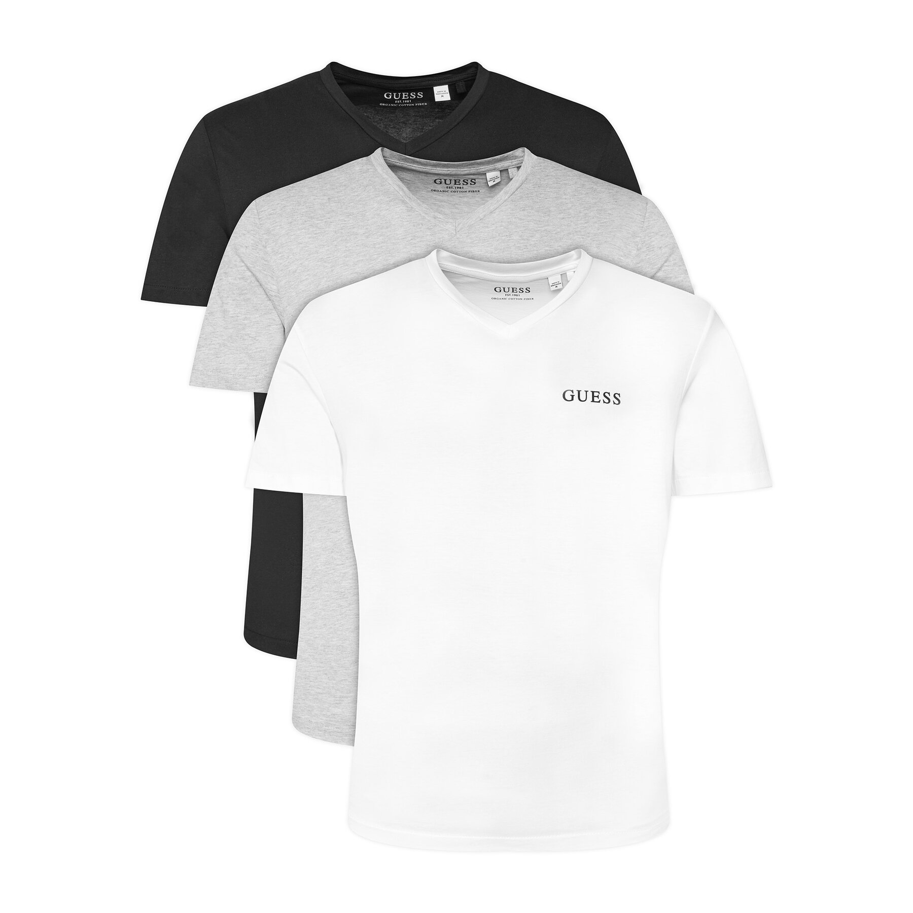 Guess T-Shirt-Set U5BG58 KCAM1 Bunt Regular Fit