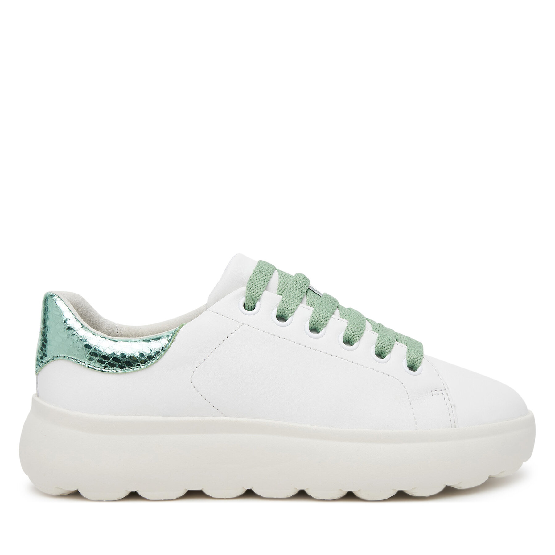 Sneakers Geox D Spherica Ec4.1 D45TCD 085KY C1548 Alb