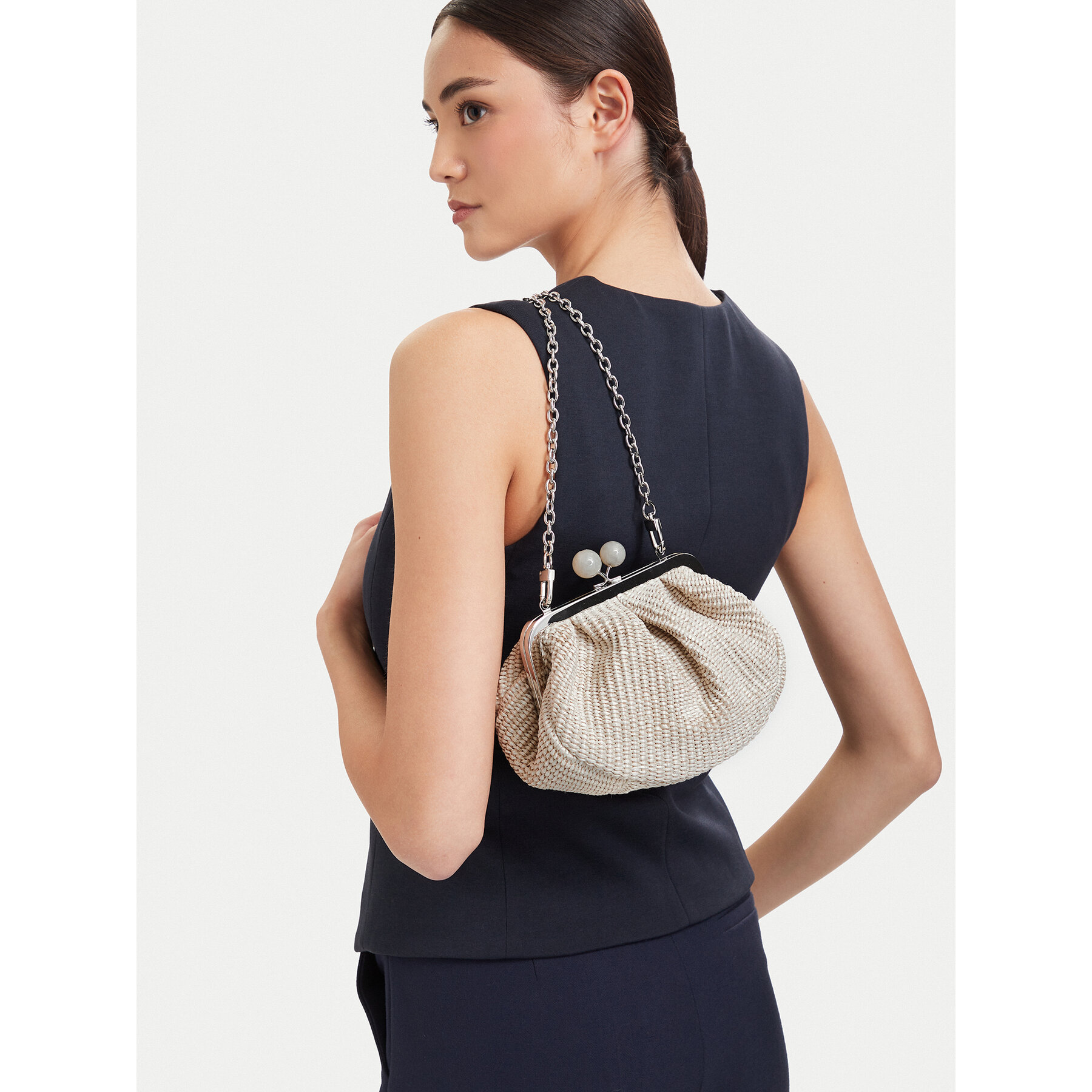 Geantă Weekend Max Mara Pasticcino 2615511115650 Maro