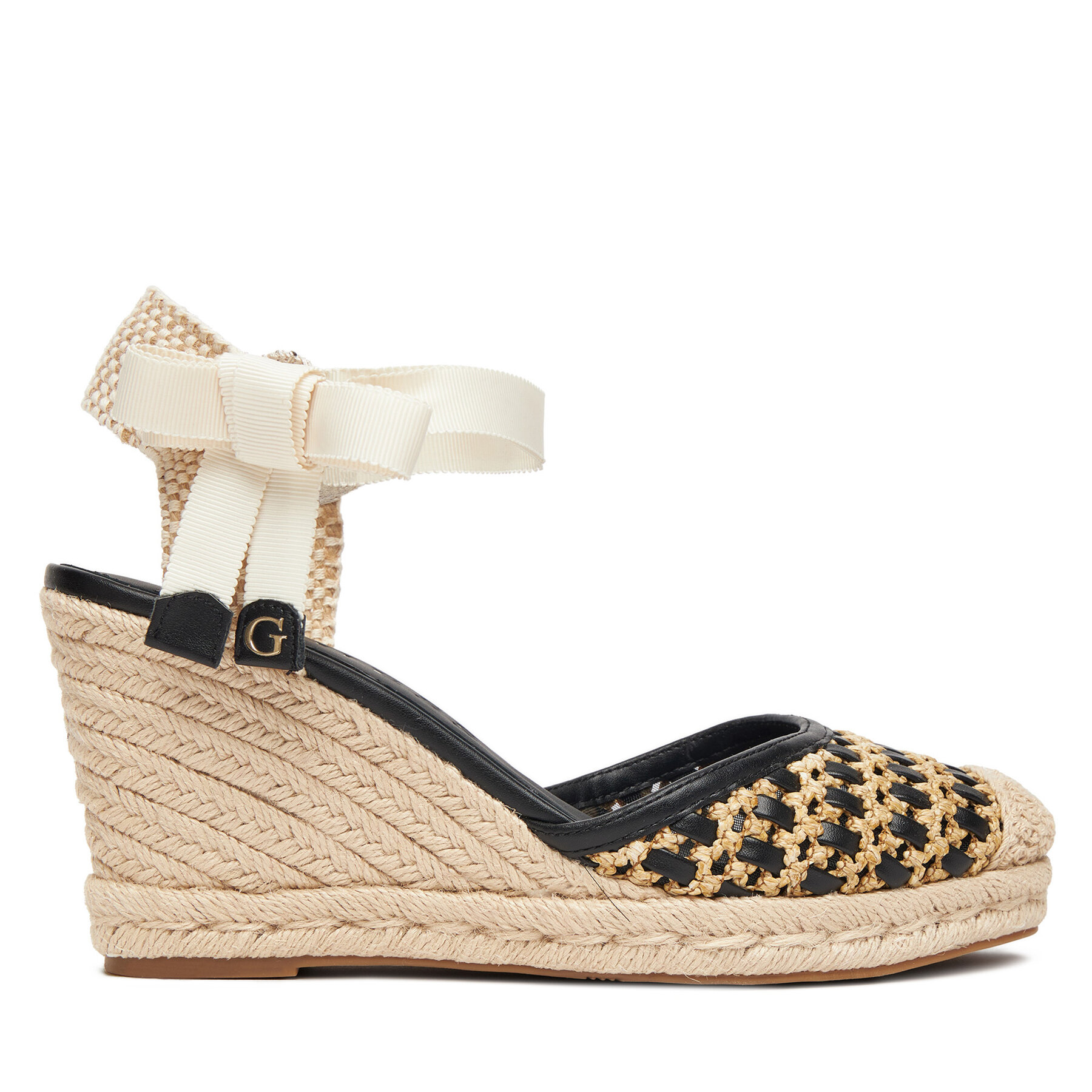 Espadrilles Guess FLJNAM FAB04 Fekete