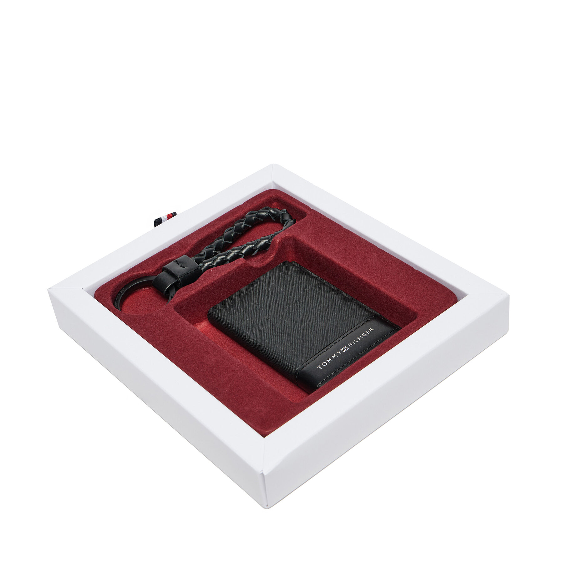 Kit de regalo Tommy Hilfiger Th Saffiano Metal AM0AM13127 Negro