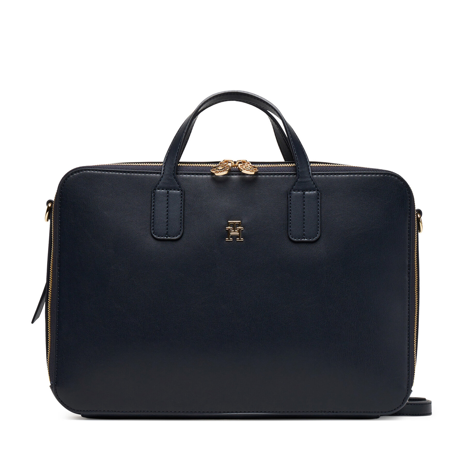 Taška na laptop Tommy Hilfiger Th Icon Laptop Bag AW0AW18004 Tmavomodrá
