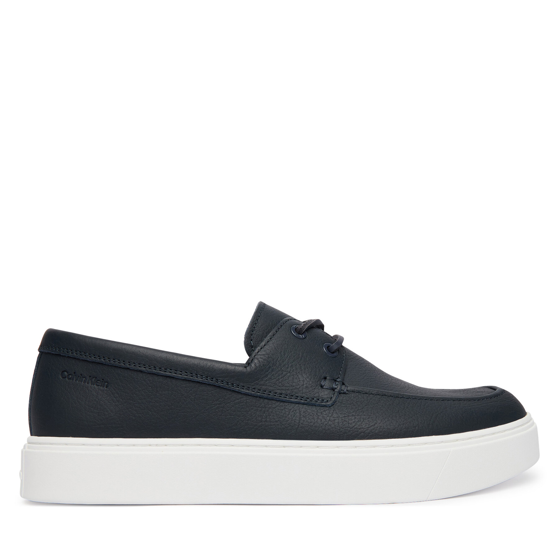 Κλειστά παπούτσια Calvin Klein Hybrid Clean Boat Shoe Lth HM0HM02233 Σκούρο μπλε