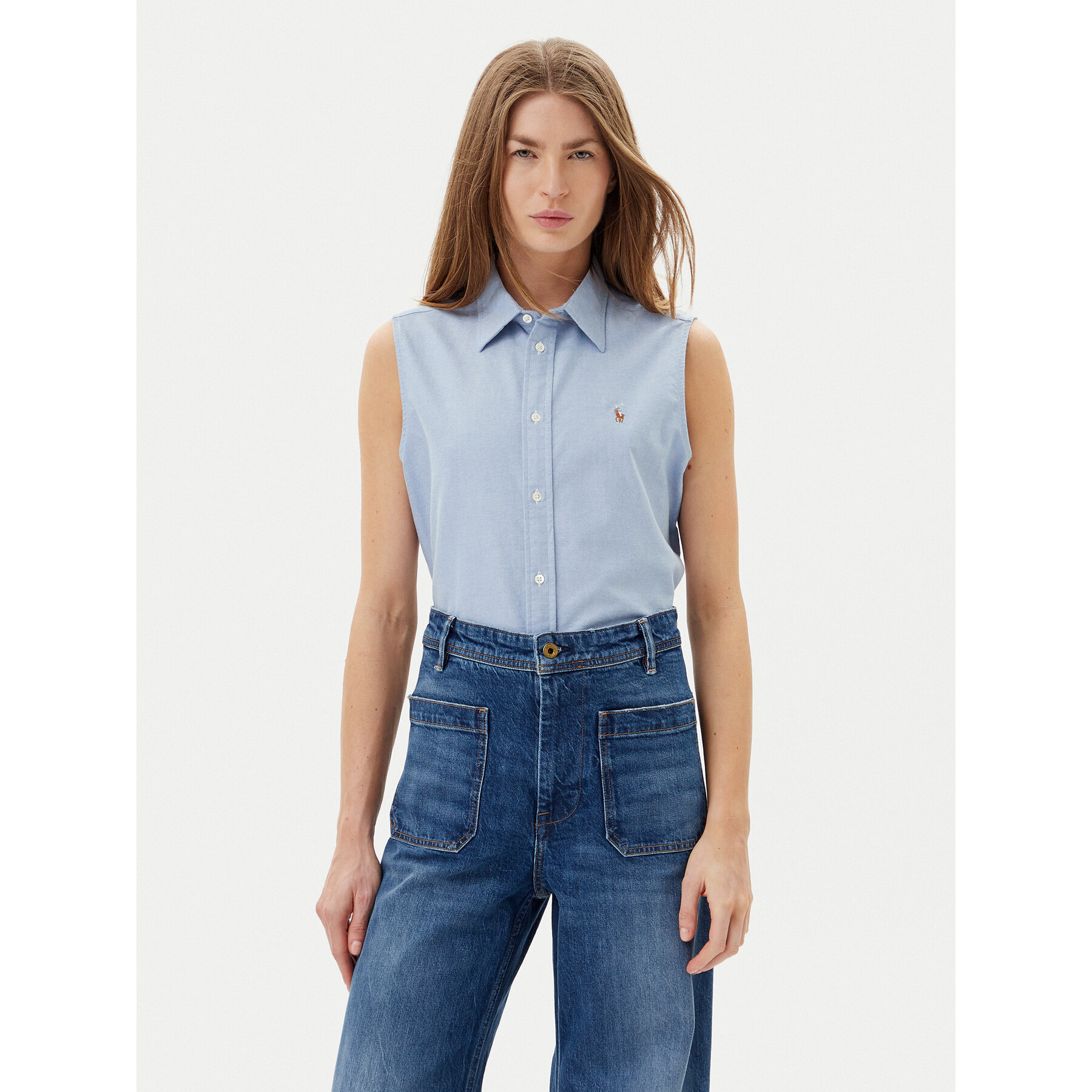 Polo Ralph Lauren Hemd 211968896002 Himmelblau Classic Fit