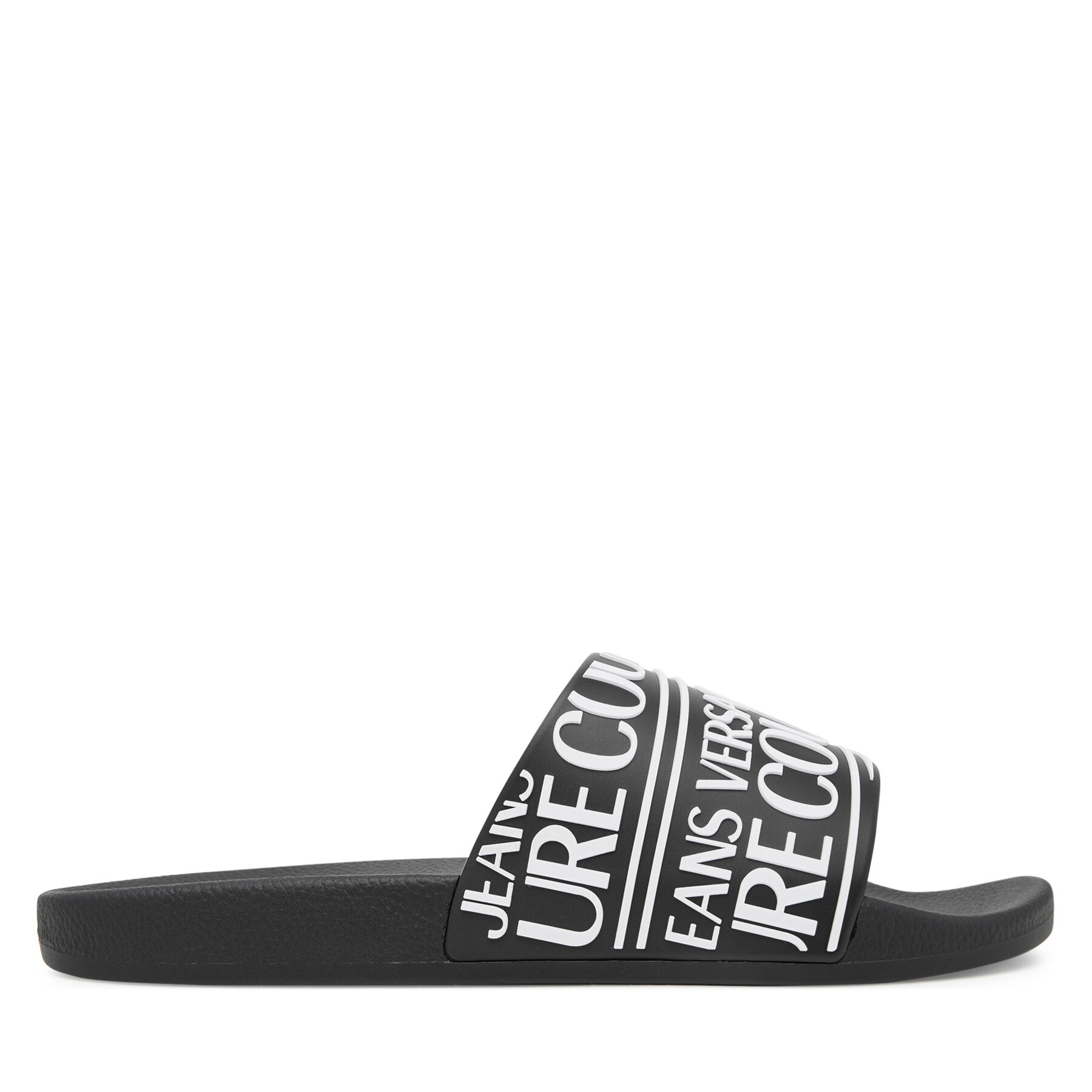 Šľapky Versace Jeans Couture 79YA3SQ1 71352 899 Čierna