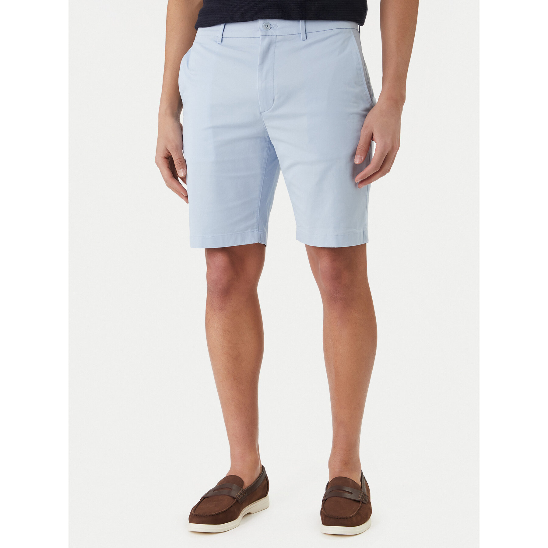 Tommy Hilfiger Stoffshorts Denton 9.5 MW0MW42351 Hellblau Slim Fit