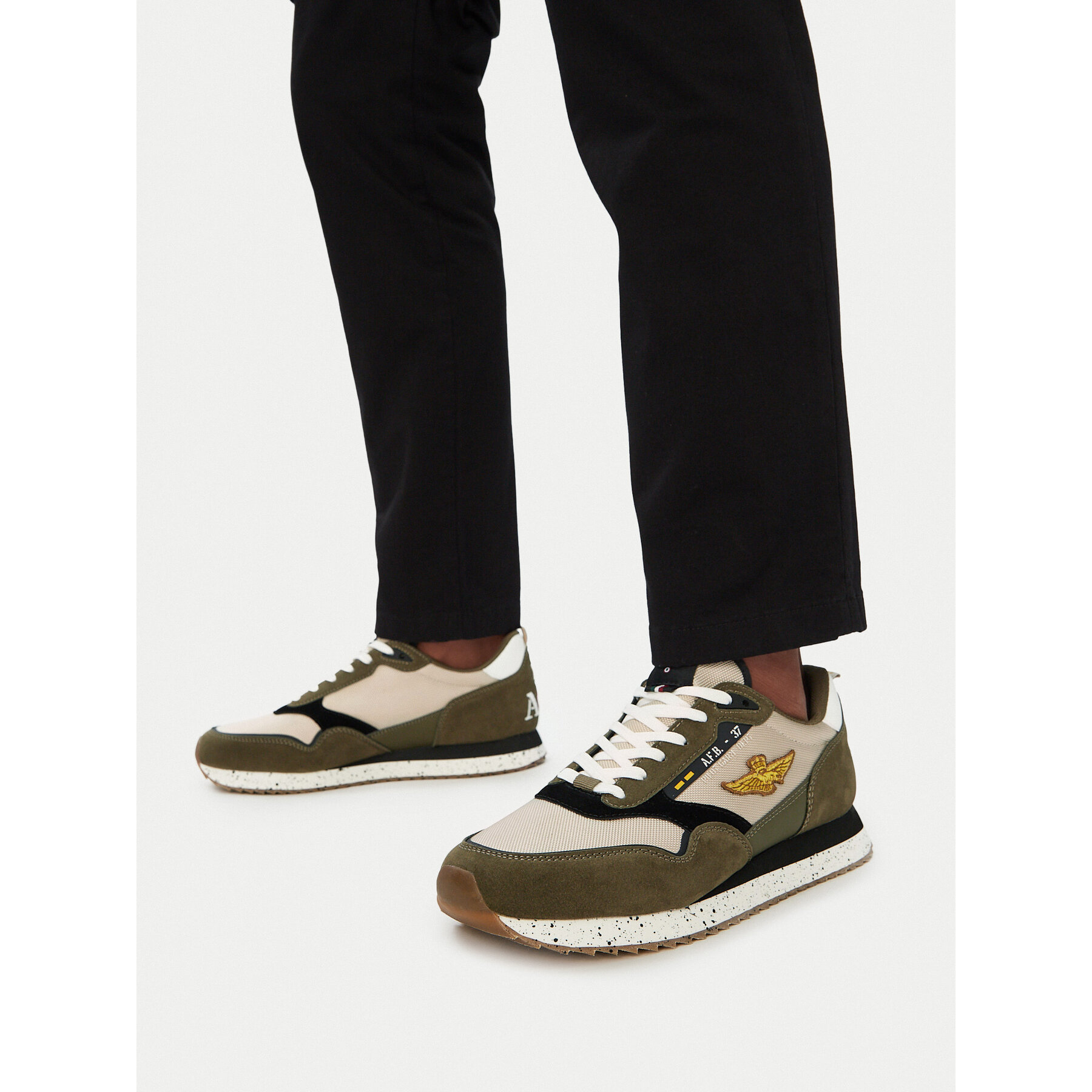 Sneakersy Aeronautica Militare 261SC0288UCT03545 Zelená