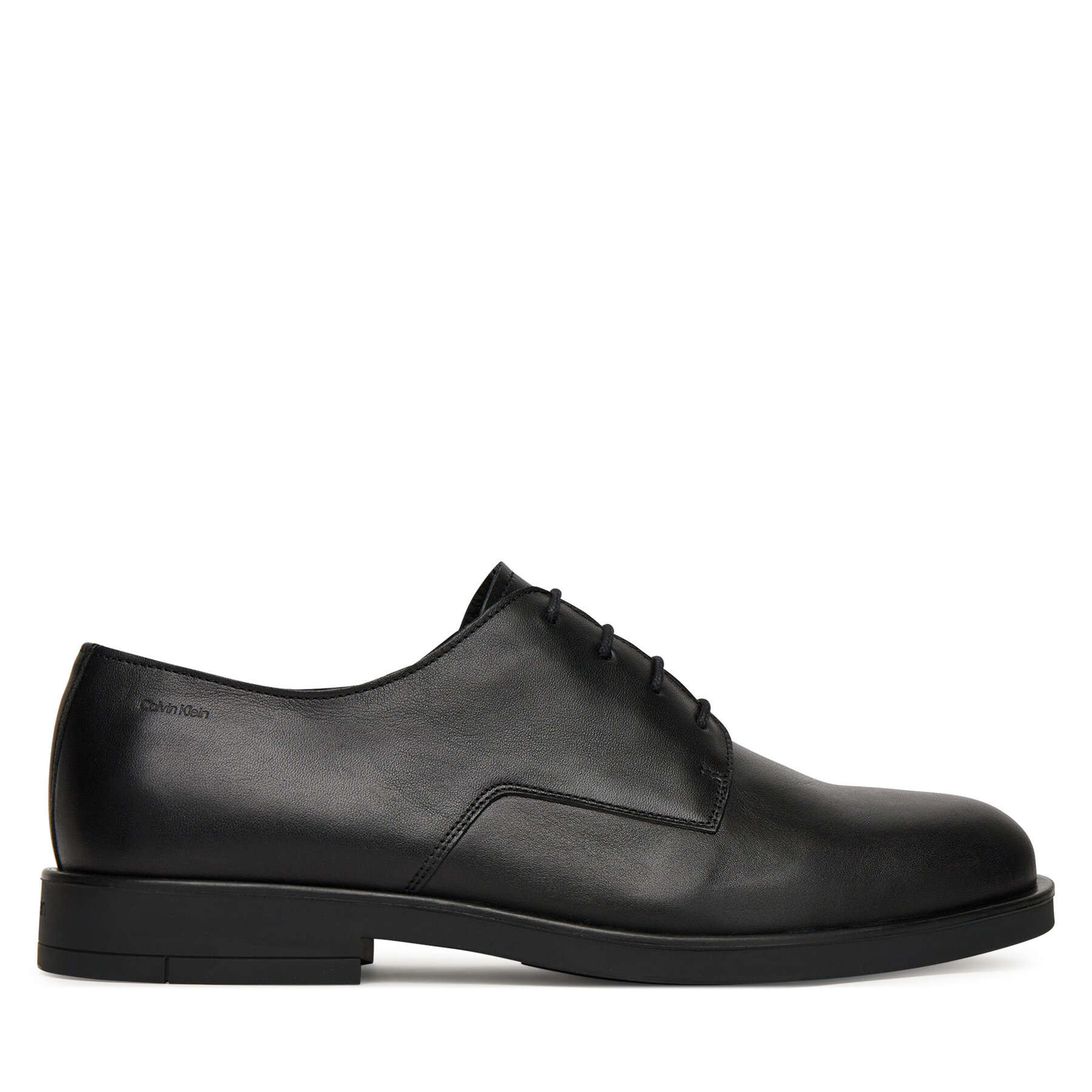 Poltopánky Calvin Klein Flex Dress Derby 4Holes Lth HM0HM01895 Čierna