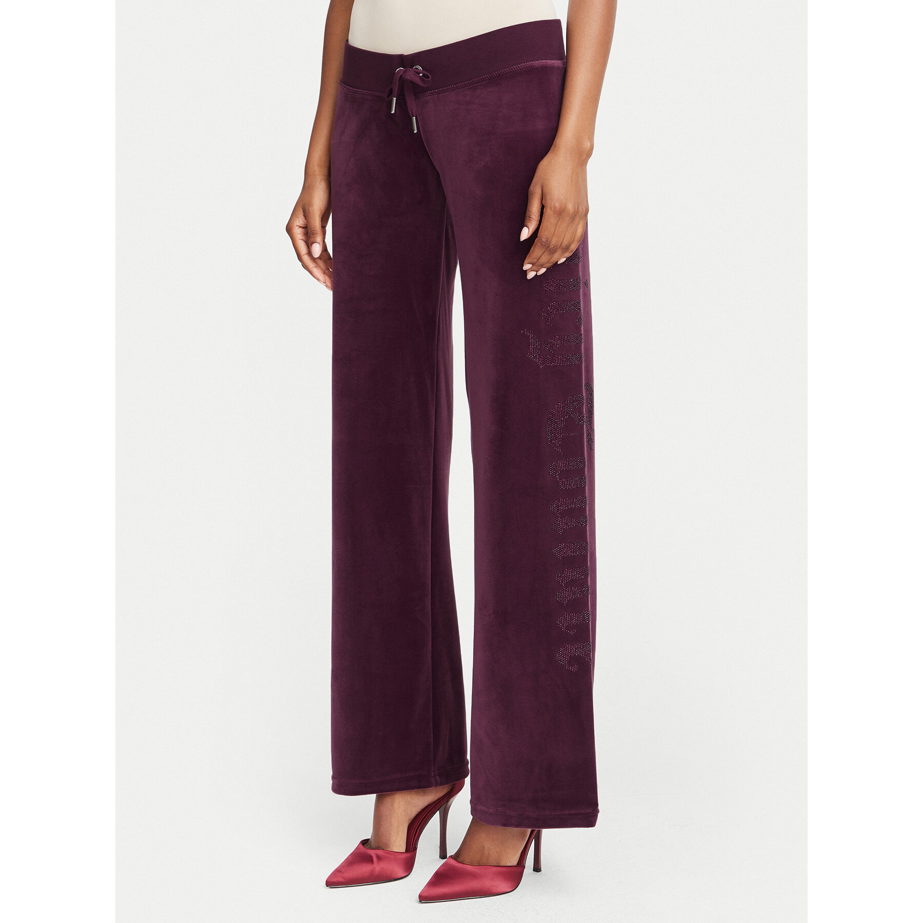 Juicy Couture Donji dio trenerke Old Gothic JCWBJ226334 Ljubičasta Regular Fit