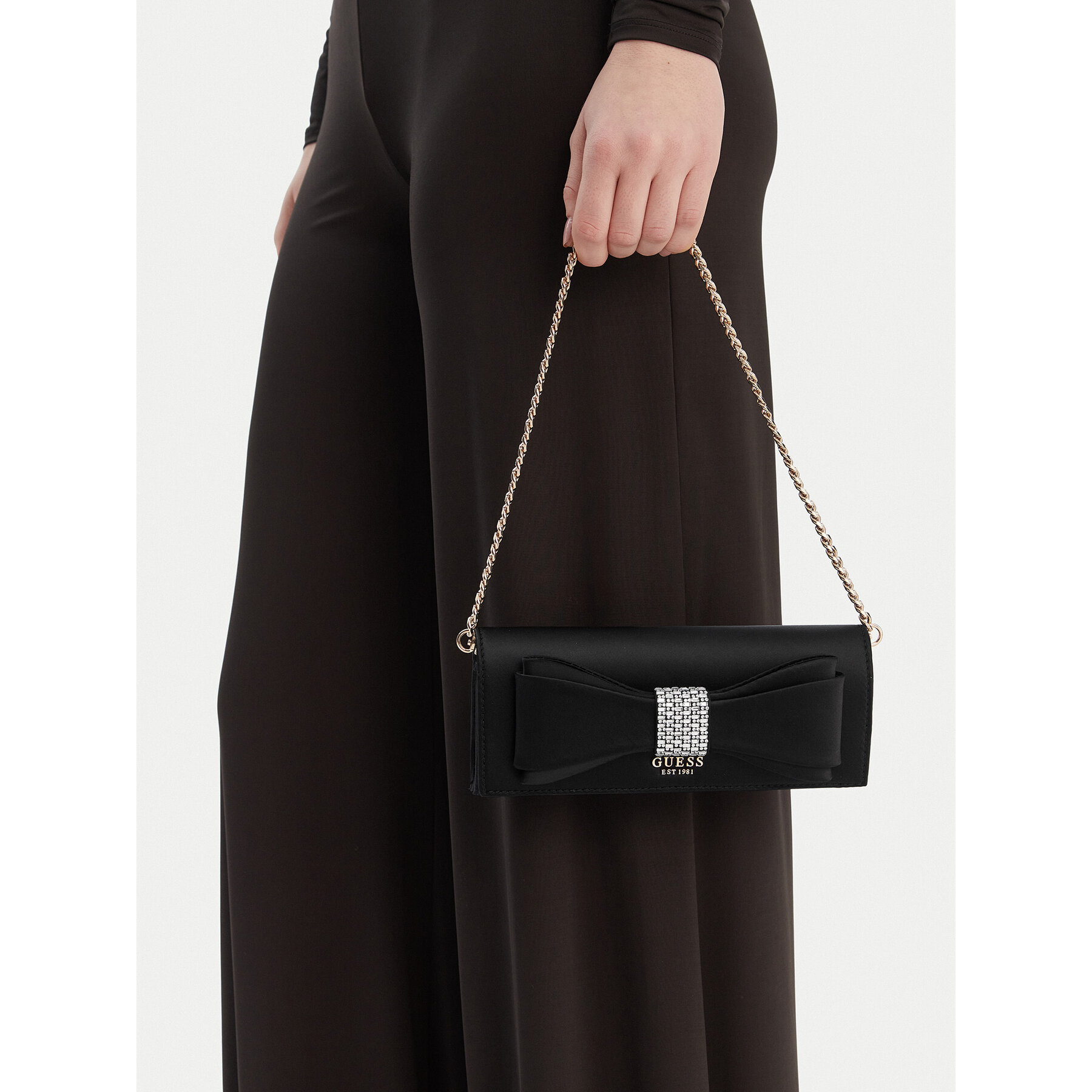 Geantă Guess Elsie Mini HWSS96 50710 Negru