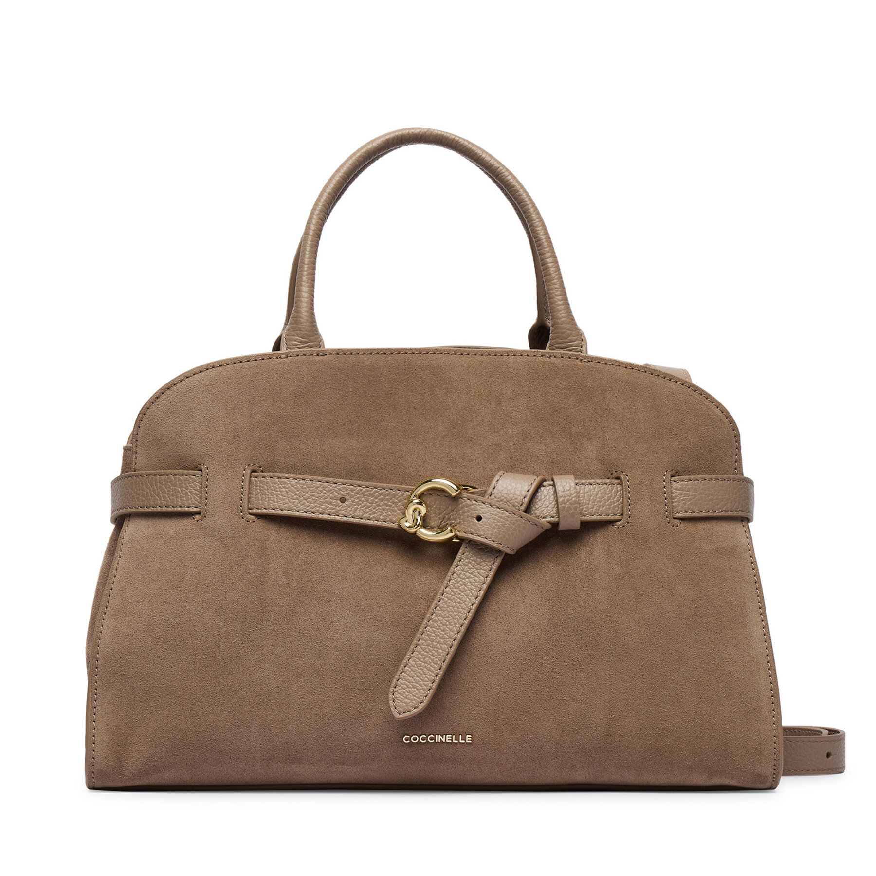 Torbica Coccinelle TLB Coccinellesabine Suede Bi E1 TLB 18 04 01 Tamno bež