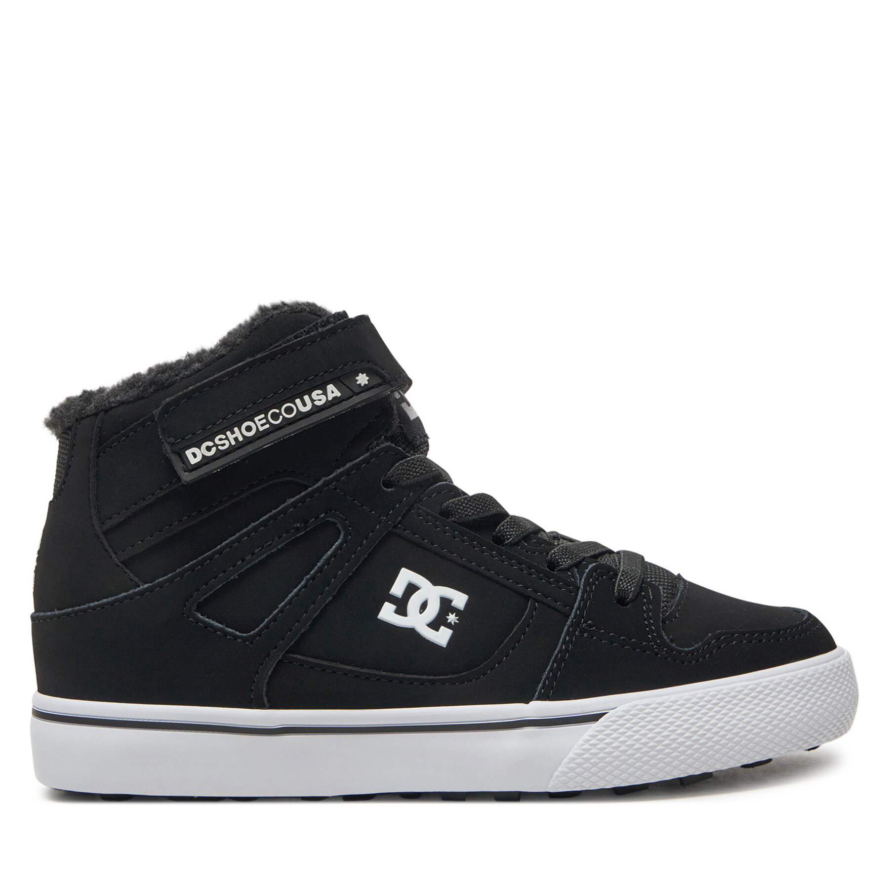 Sneakers DC Pure High-Top Wnt Ev ADBS300327-BKW Svart