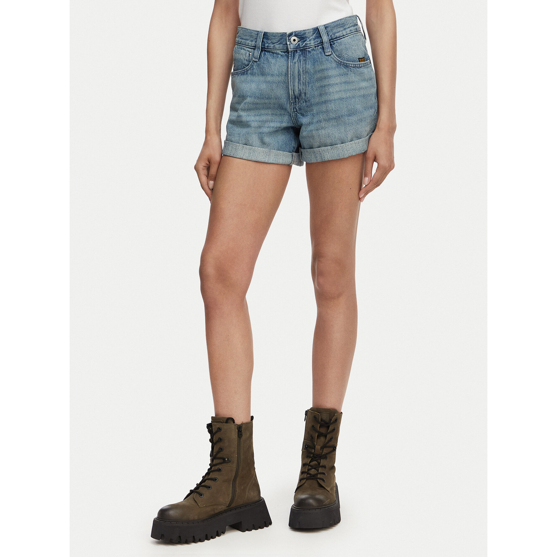 G-Star Raw Jeansshorts Judee D23211-D788 Blau Regular Fit