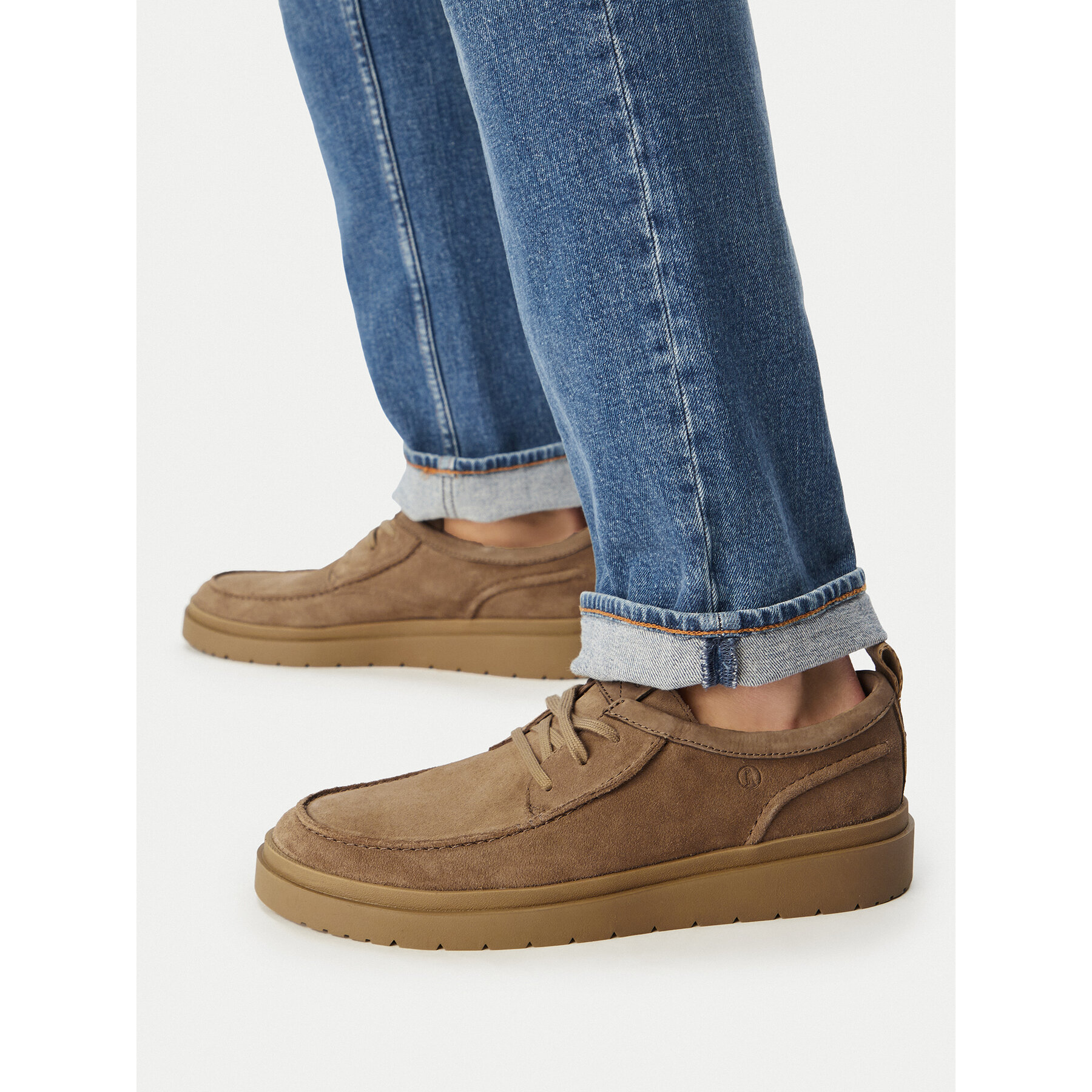 Pantofi Clarks Polden Moc 26186452 Bej