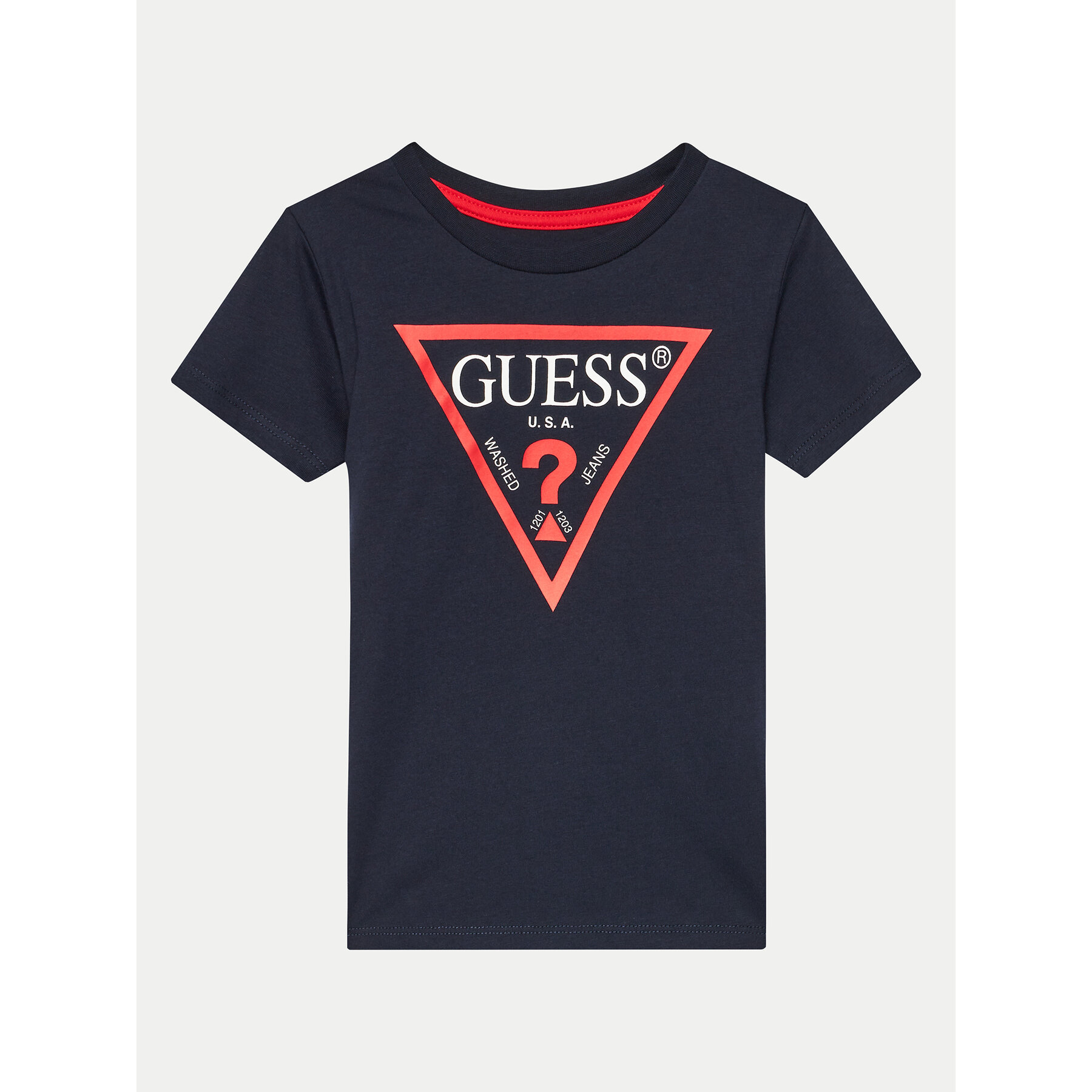 Guess T-Shirt N73I55 K8HM0 Σκούρο μπλε Regular Fit