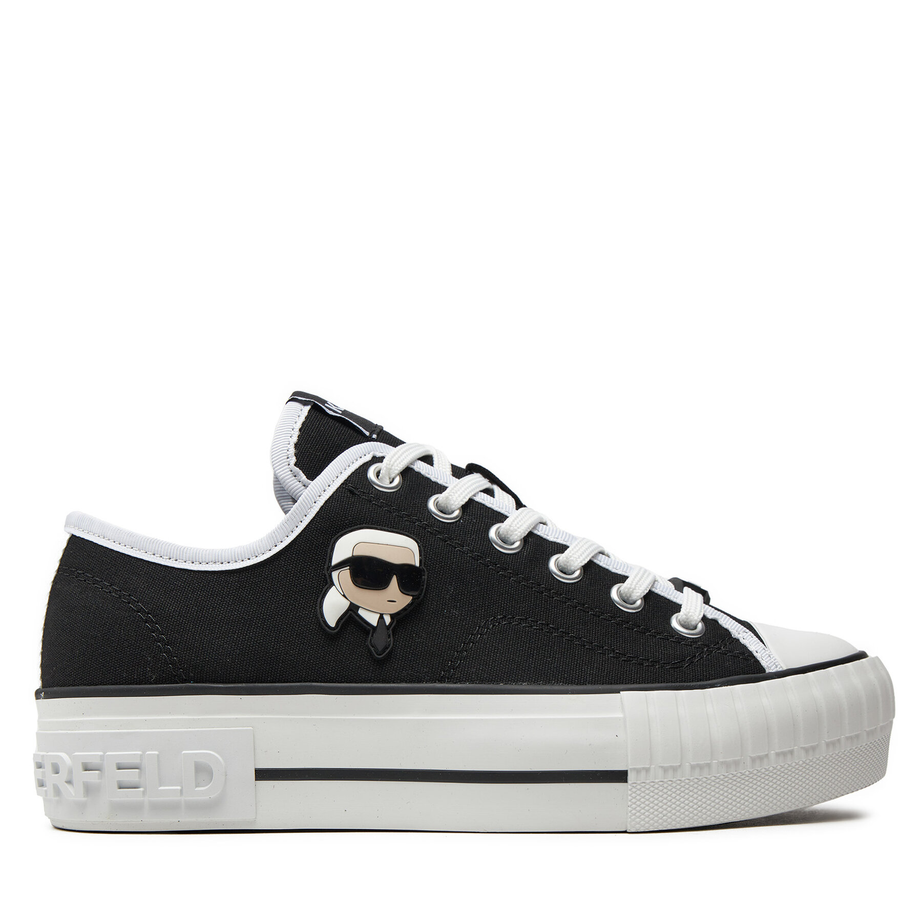 Plátenky KARL LAGERFELD KL60424 Čierna