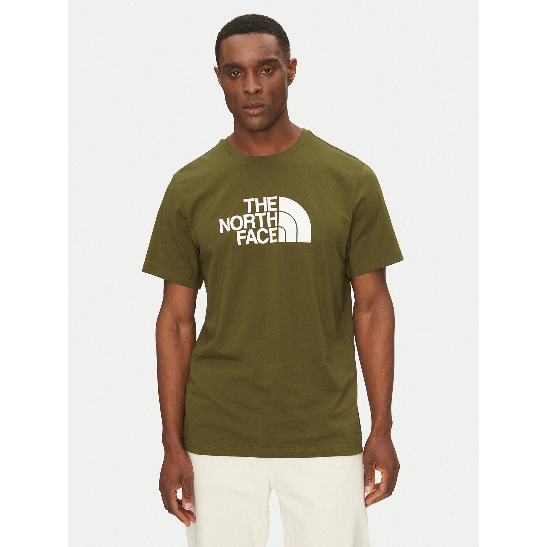 The North Face Póló Easy NF0A8A6C Zöld Regular Fit