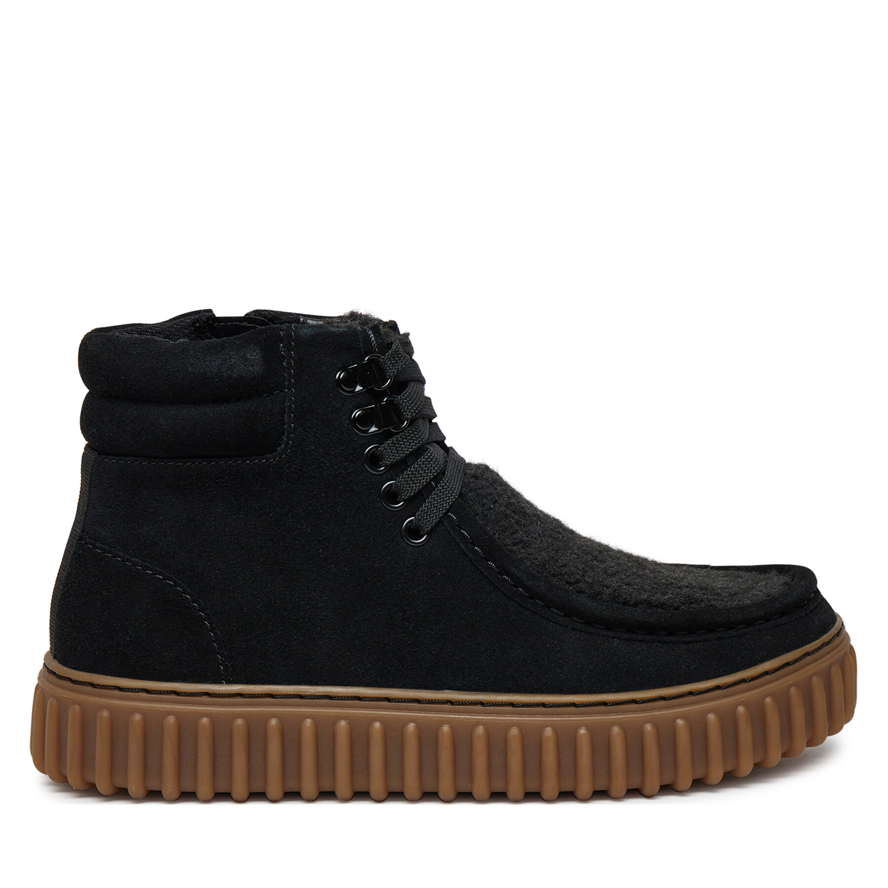 Botines planos Clarks Tor Hill Hi O 26179046 Negro