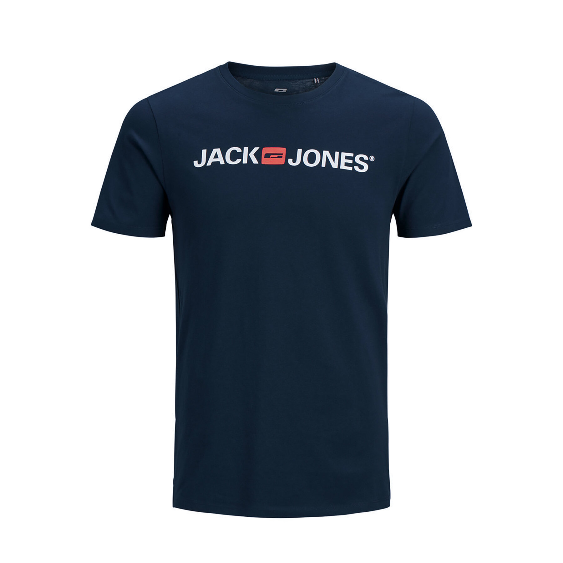 Jack & Jones T-Shirt Corp Logo 12137126 Σκούρο μπλε Slim Fit