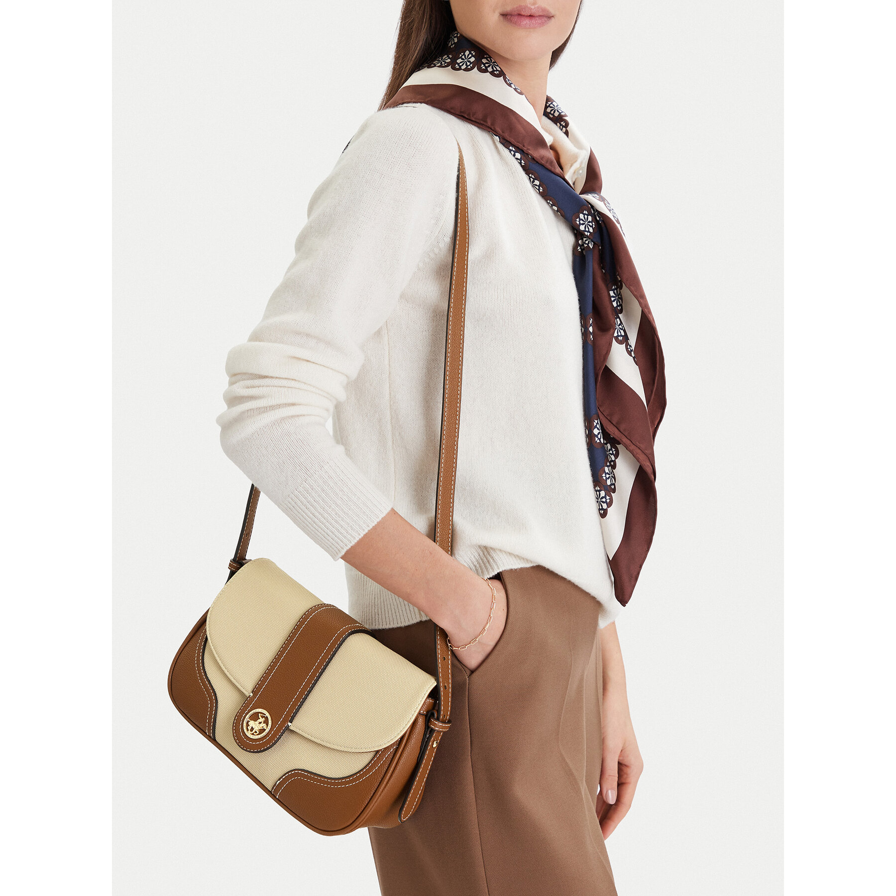 Дамска чанта Beverly Hills Polo Club CEO-BHPC-C-011-07 Бежов