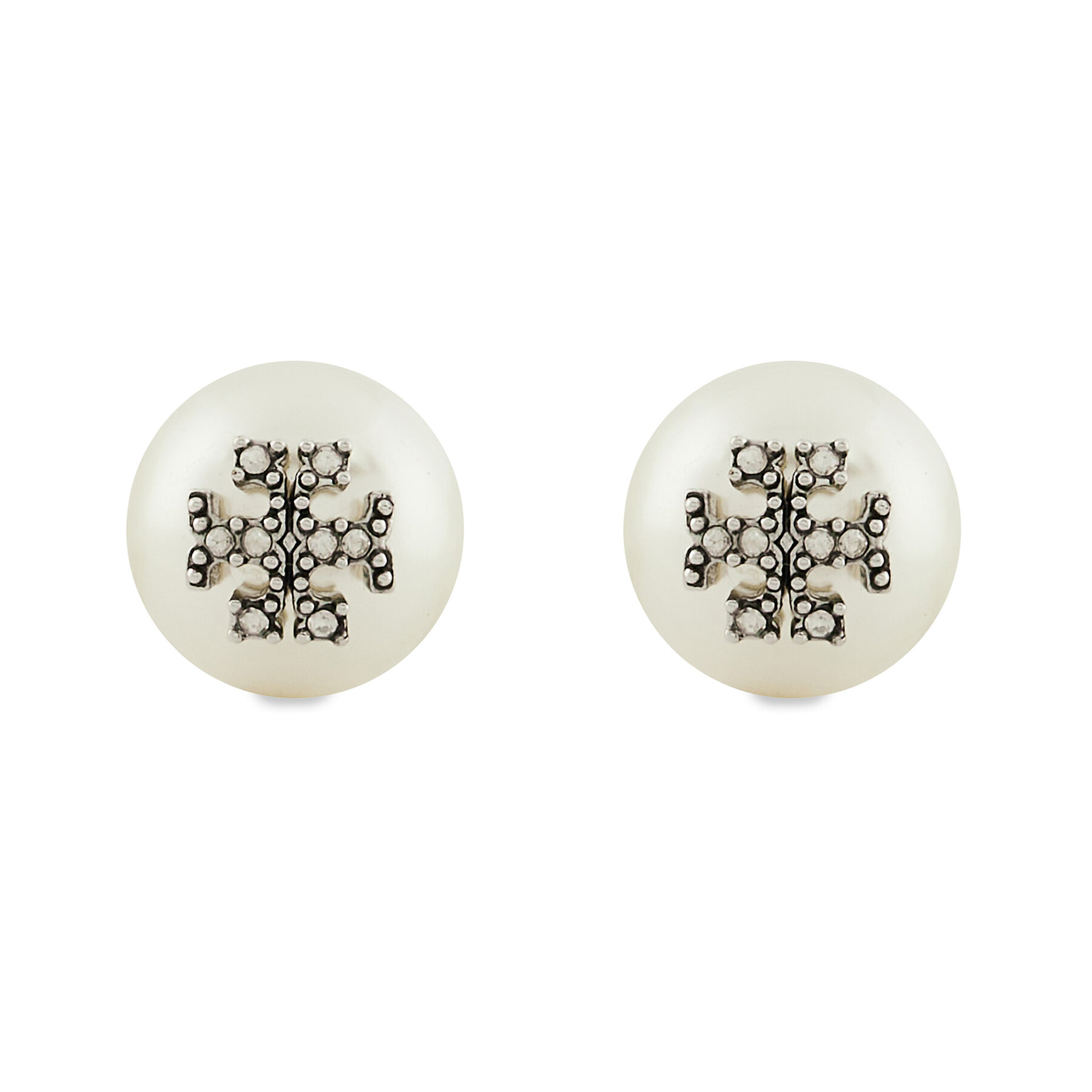 Cercei Tory Burch Kira Pearl Stud 163698 Alb