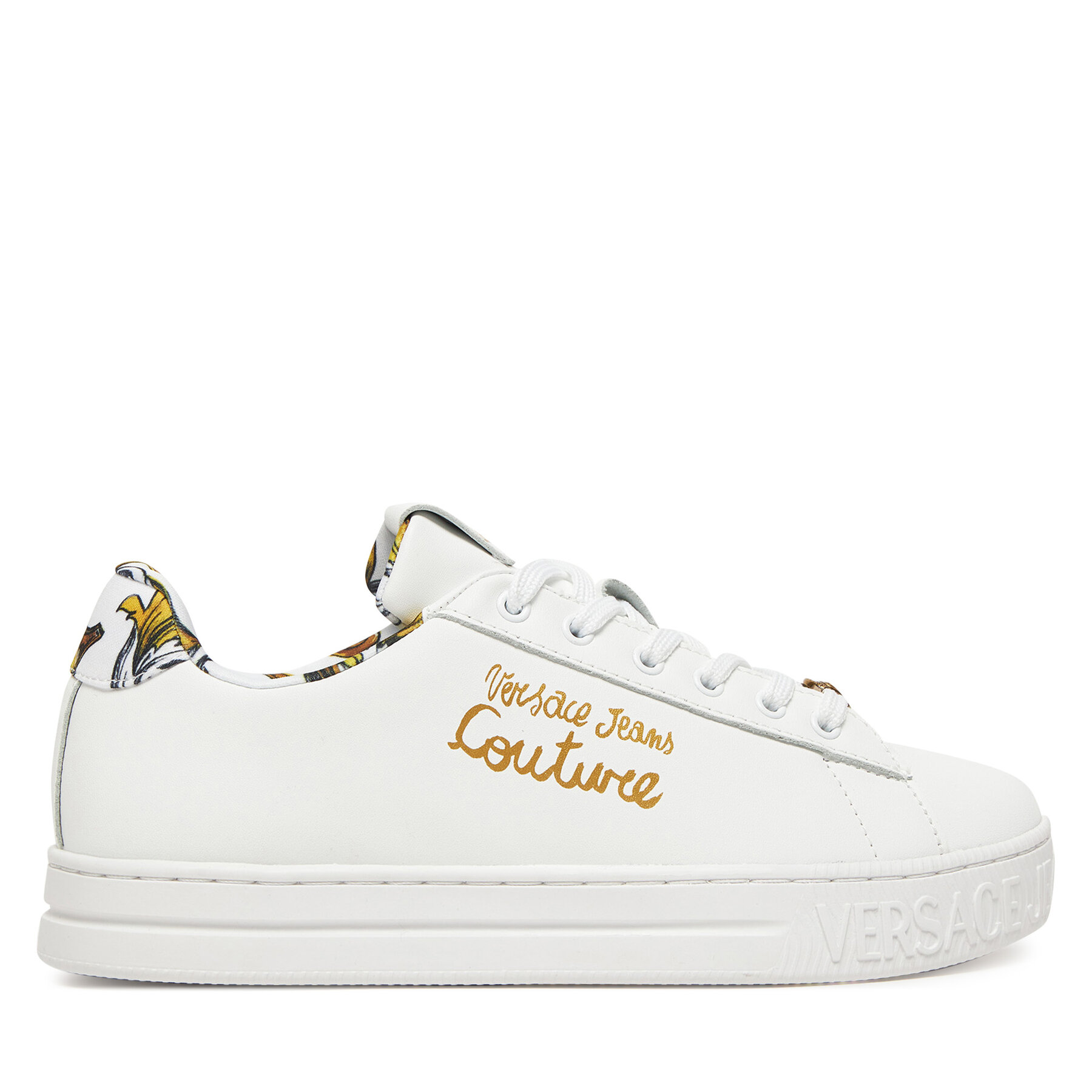 Sneakersy Versace Jeans Couture 78VA3SKL Biela