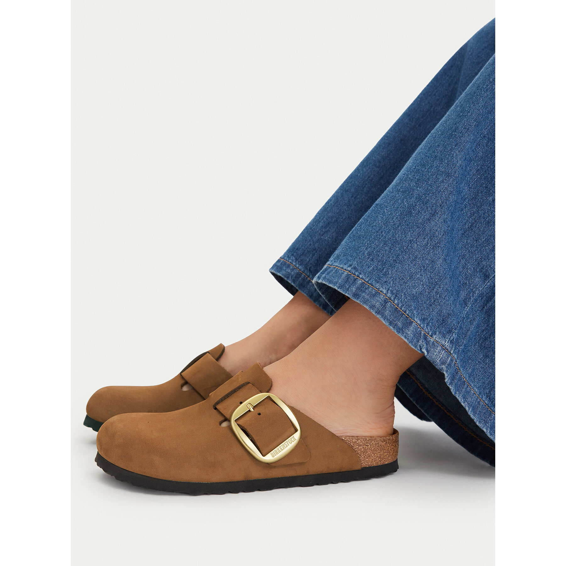 Natikači Birkenstock Boston Big Buckle Tonal 1032949 Oranžna