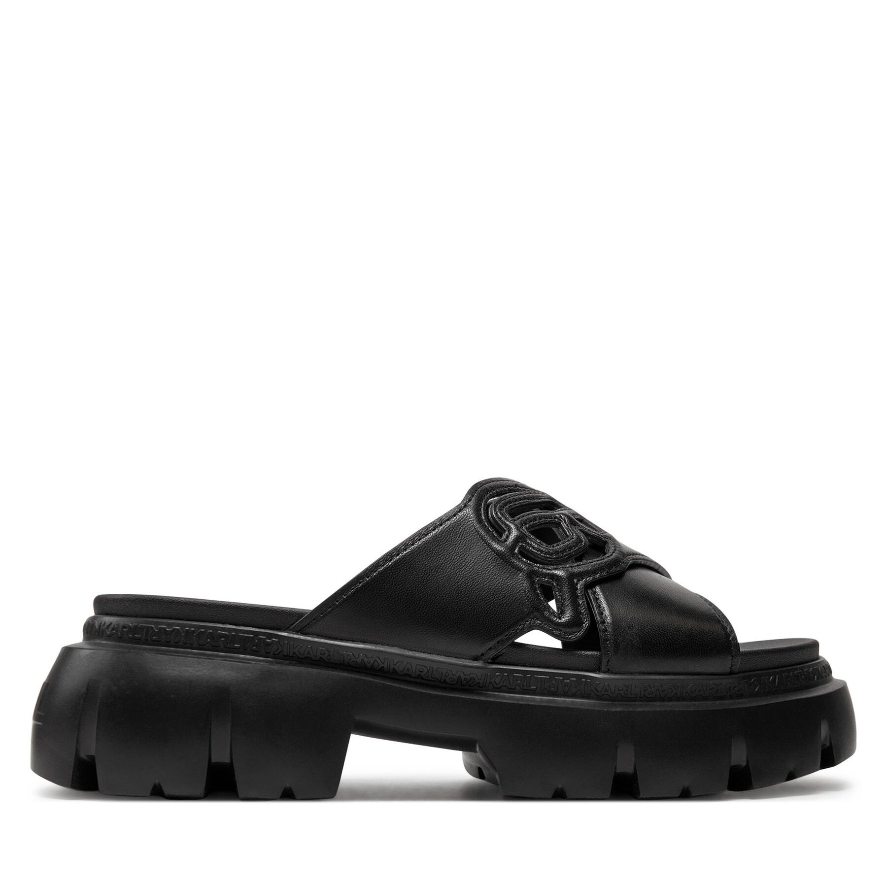 Papucs KARL LAGERFELD KL83504 Fekete