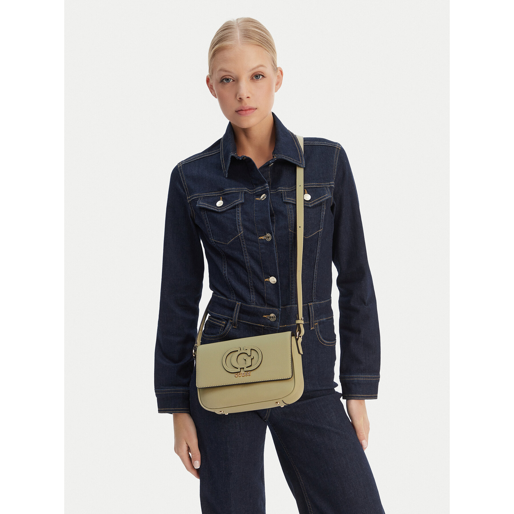 Τσάντα Guess Isola HWBG99 05210 Πράσινο