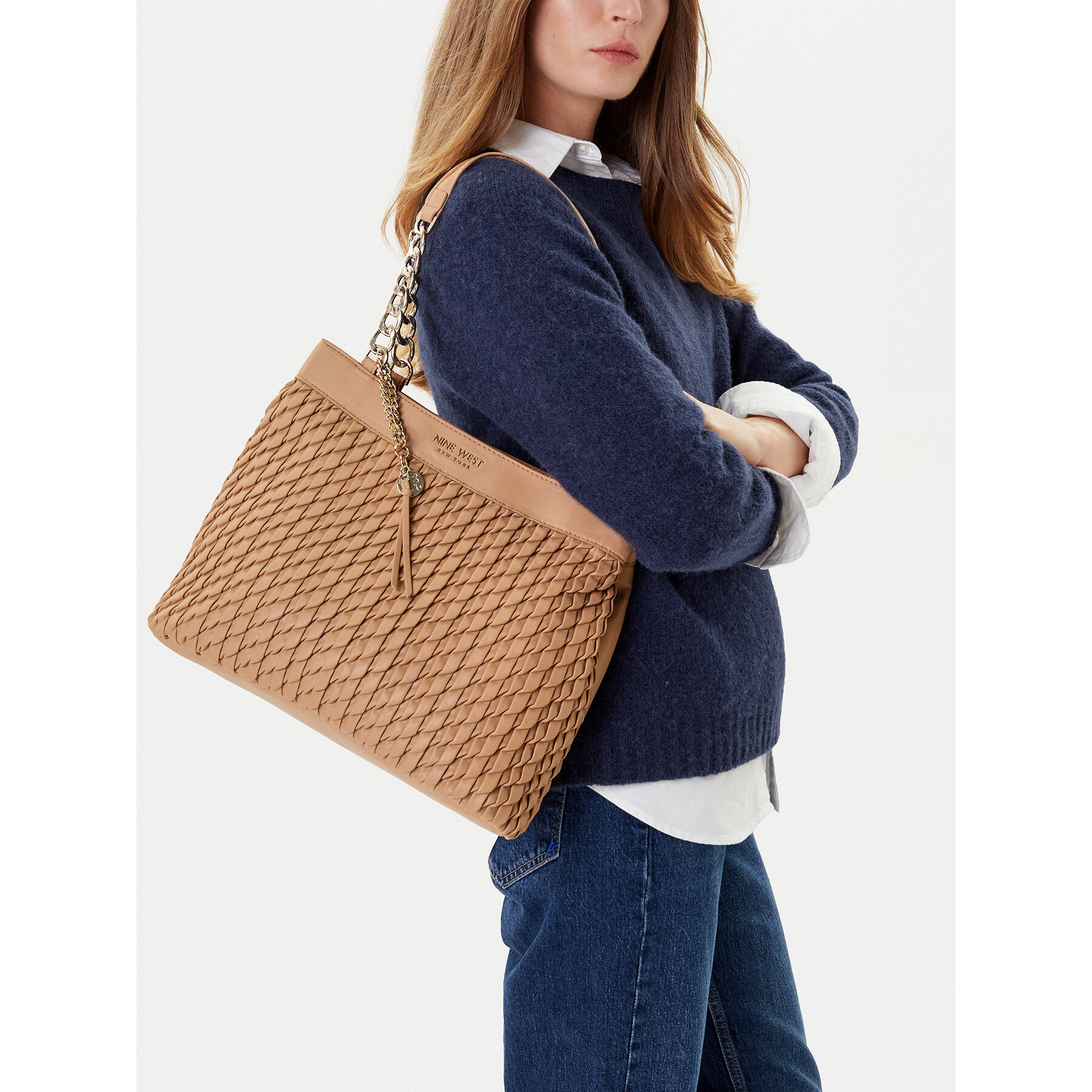 Geantă Nine West CEO-DAKOTA-II-LDA8007 Bej