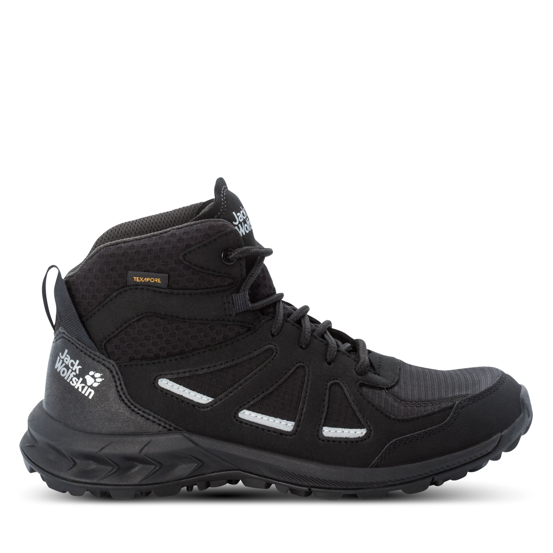 Botas de trekking Jack Wolfskin Woodland 2 Texapore Mid W 4051331 Gris