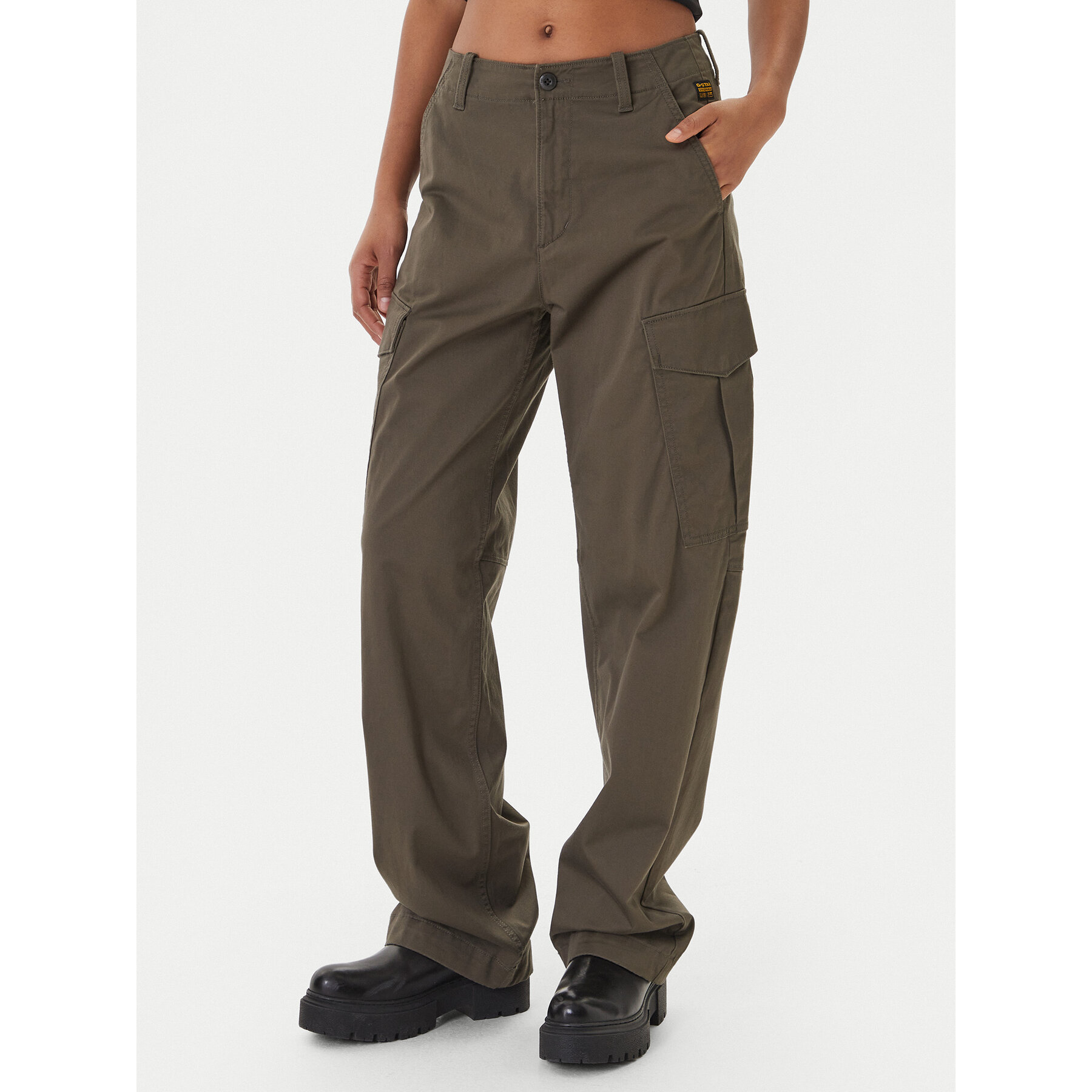 G-Star Raw Cargohose D29512-5126 Khakifarben Loose Fit