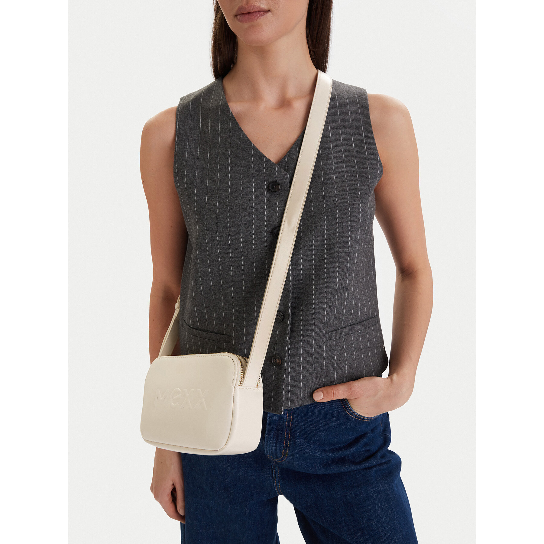 Geantă MEXX CEO-MEXX-L-005-09 Écru